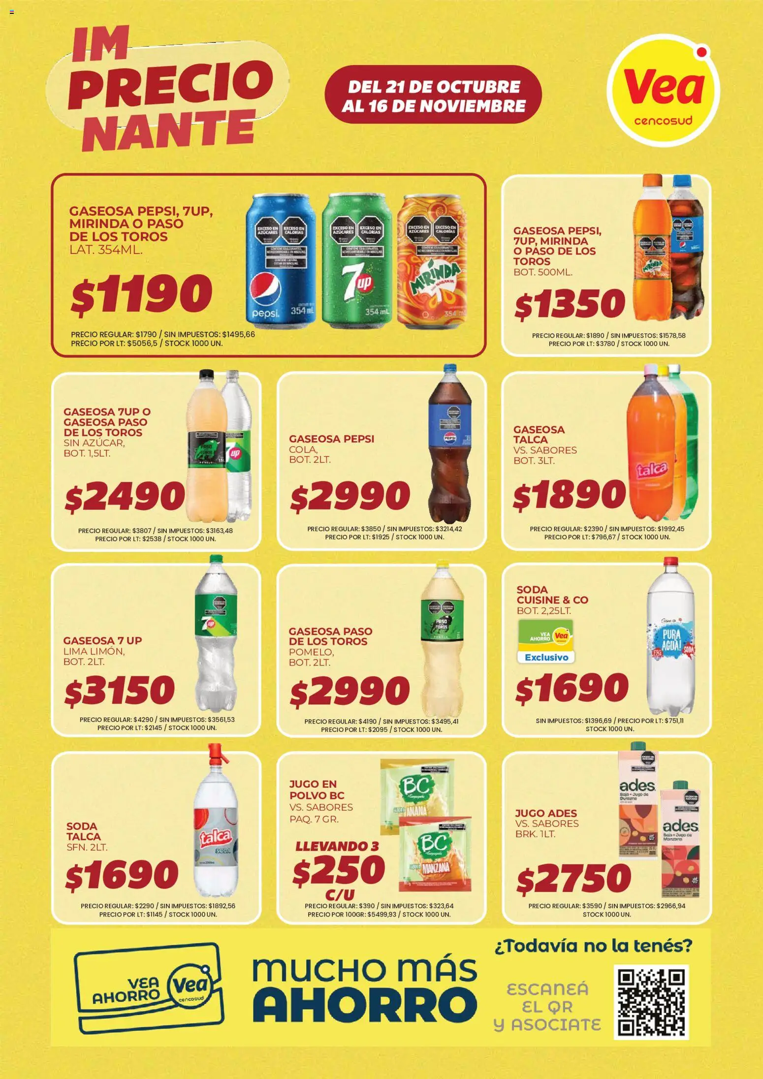 Vista previa del folleto de la tienda Vea válido desde el 21/10/2026 