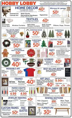 Ad Preview of Hobby Lobby Hobby Lobby Weekly Ad from 09/20/2026