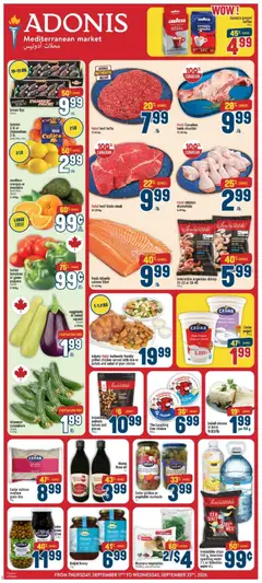Preview of leaflet Adonis weekly flyer from shop Adonis is valid from Sep 17, 2026