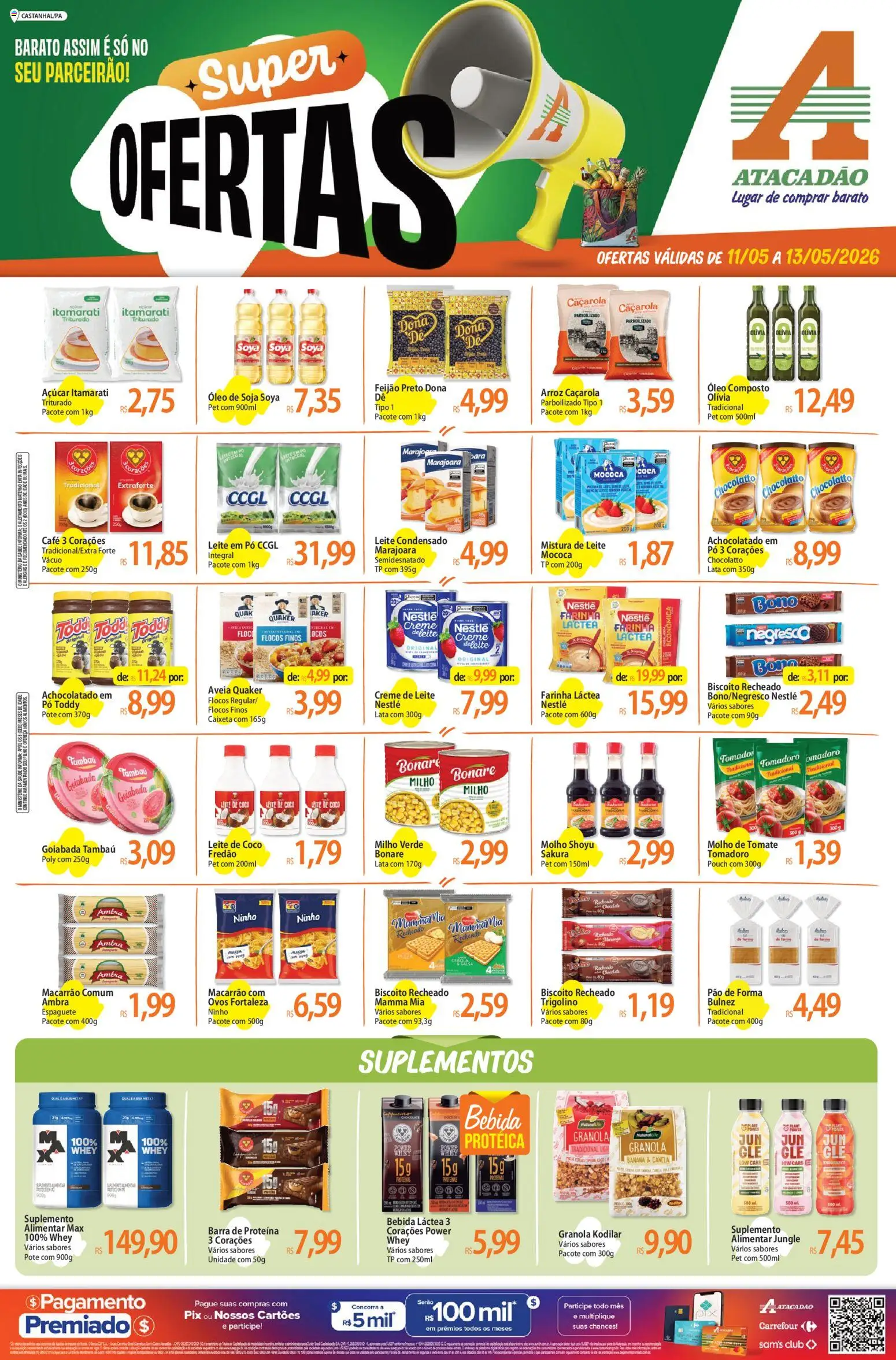 Pré-Visualização do folheto "Atacadão ofertas - PA" da loja Atacadão válido a partir de 11/05/2026