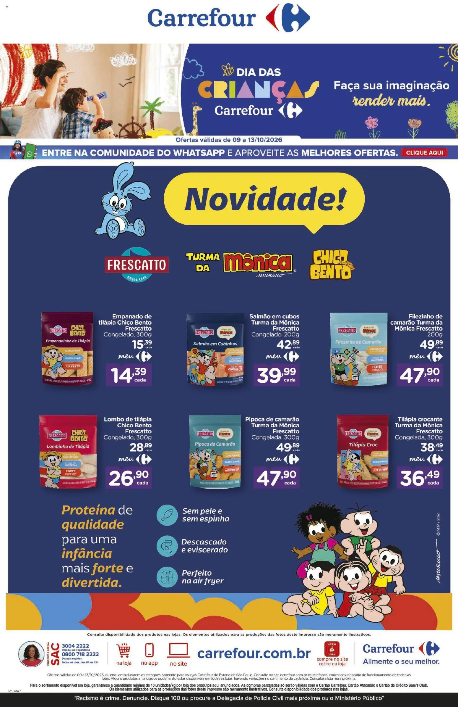 Pré-Visualização do folheto "Carrefour ofertas Peixaria" da loja Carrefour válido a partir de 09/10/2026