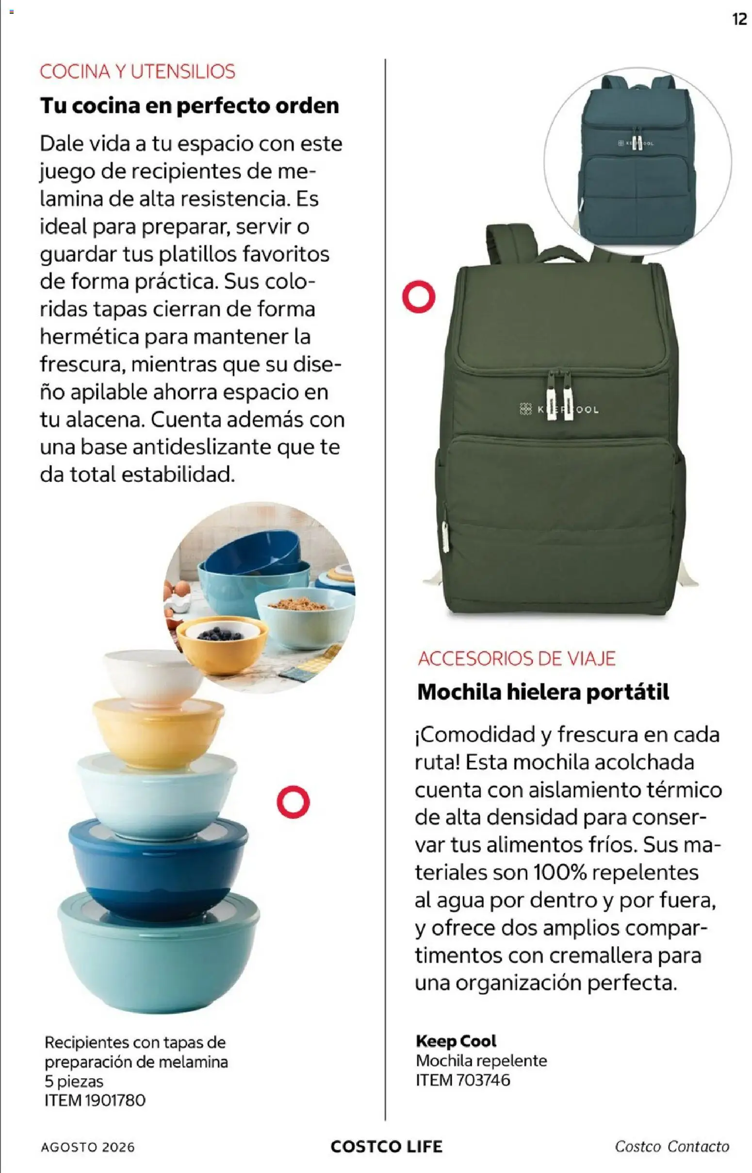 Vista previa las ofertas de la tienda Costco - Costco catálogo Agosto desde el 01/08/2026 - Juego, Agua, Mochila, Té, Cocina, Hielera, Alimentos, Repelente