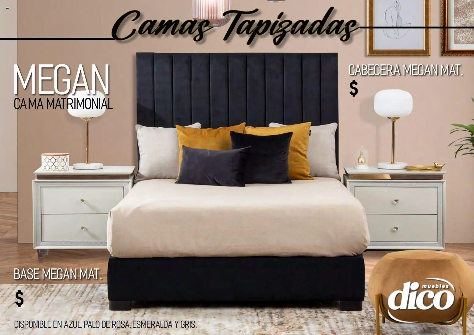 Vista previa las ofertas de la tienda Muebles Dico - Muebles Dico catálogo Camas tapizadas desde el 01/04/2026 
