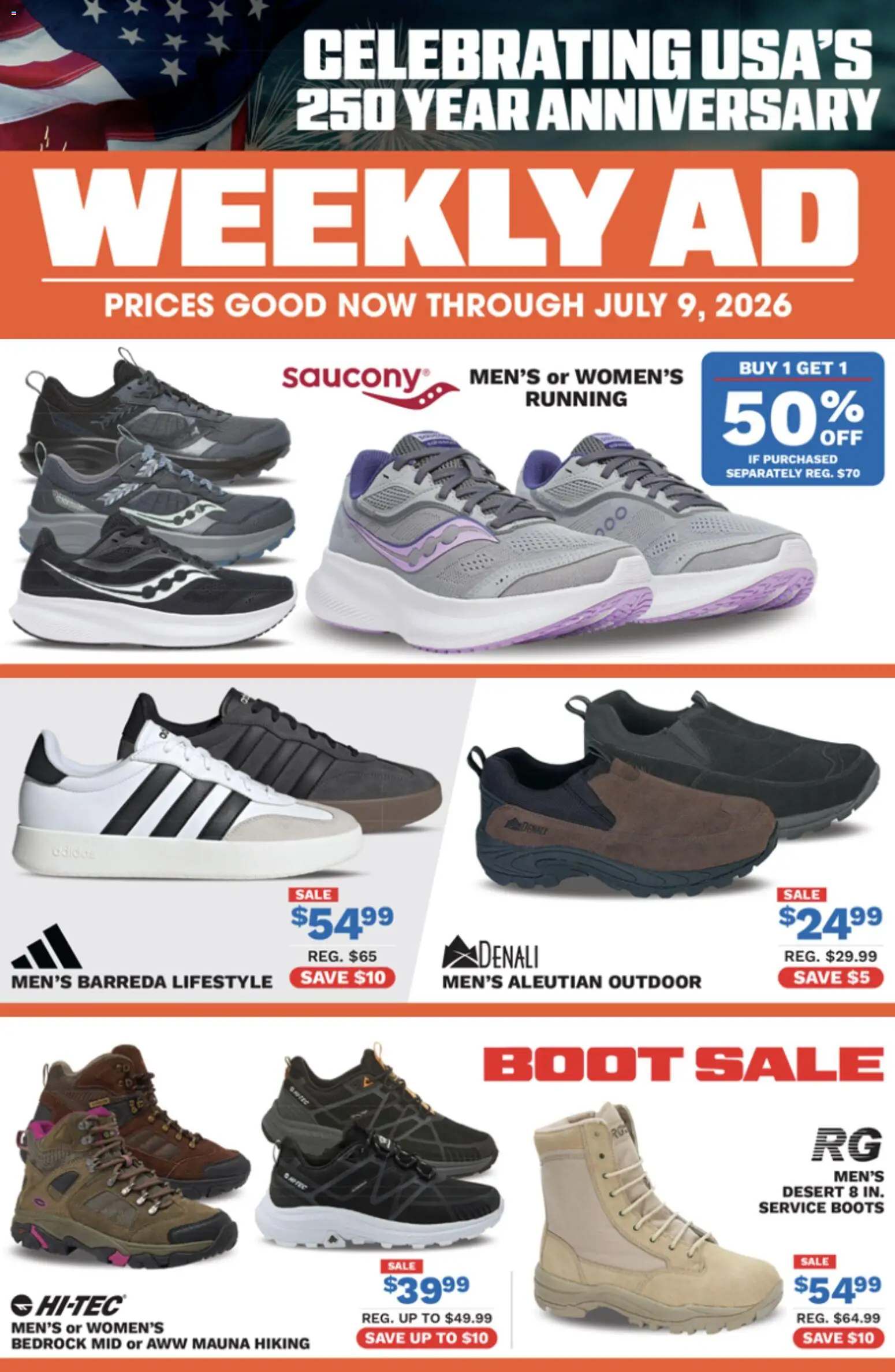 Ad Preview of Big 5 Sporting Goods Big 5 Sporting Goods Weekly Ad from 06/29/2026 - Boots
