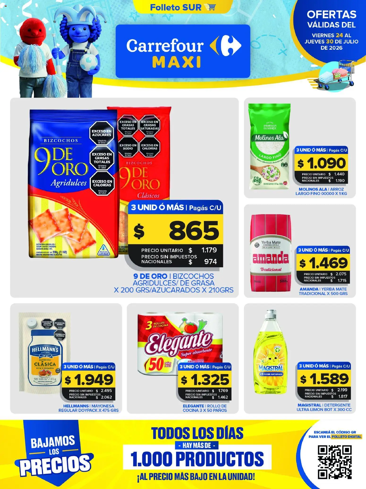 Vista previa del folleto de la tienda Carrefour Maxi válido desde el 24/07/2026 