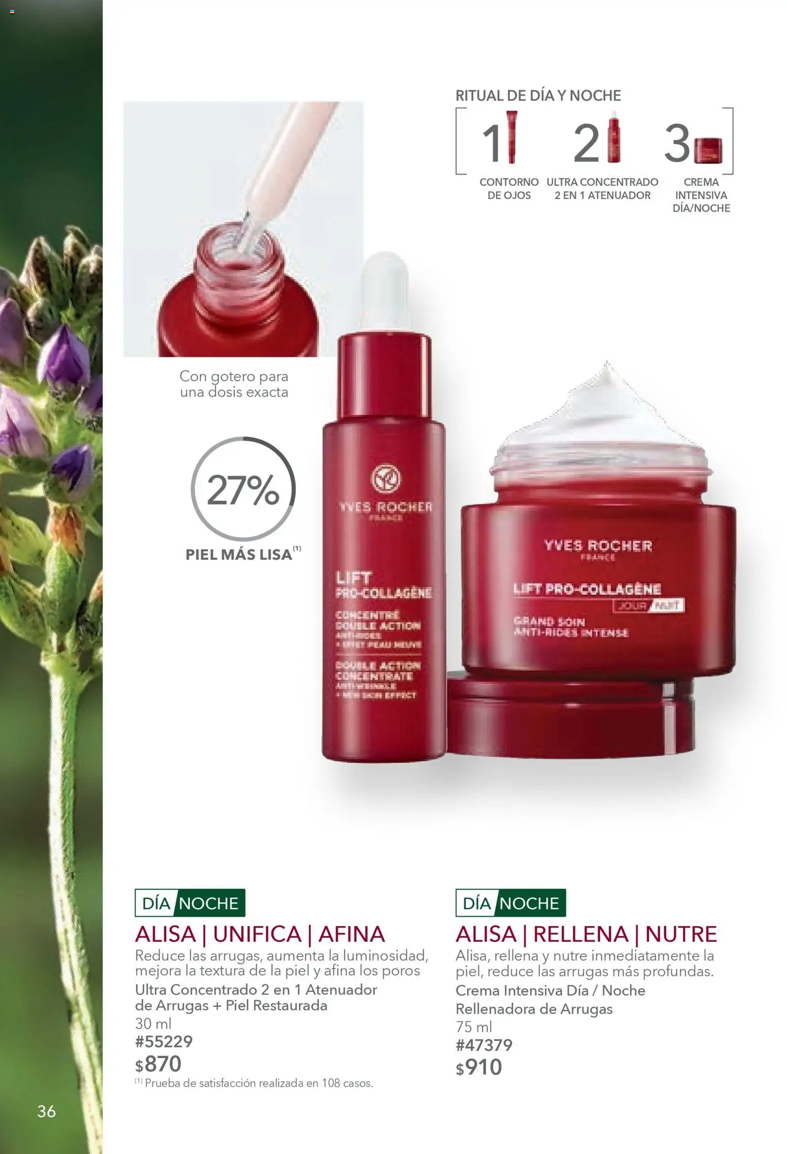Vista previa las ofertas de la tienda Yves Rocher - Campaña 4 2026 desde el 03/03/2026 - Crema, Contorno, Atenuador