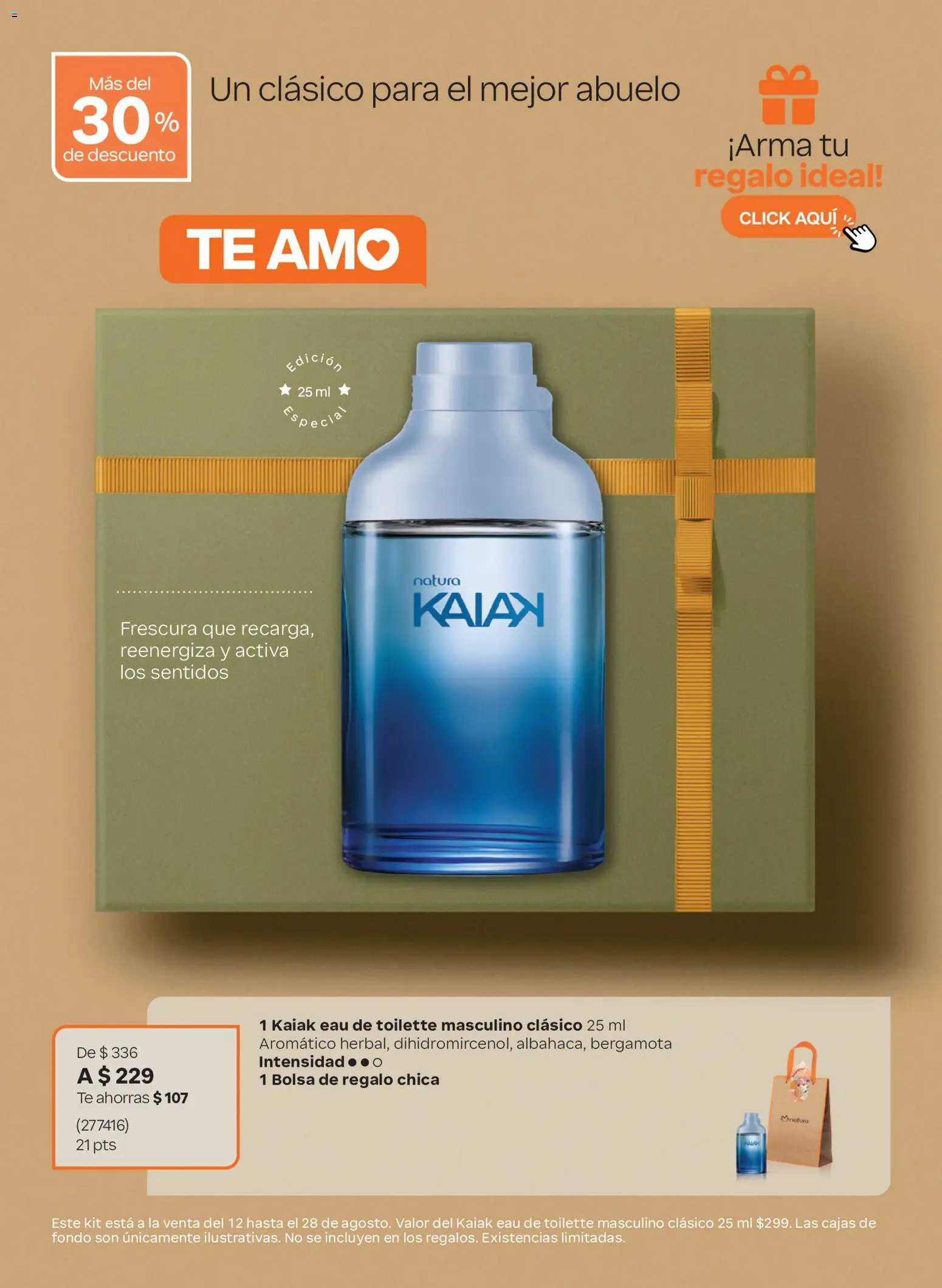 Vista previa las ofertas de la tienda Natura - Natura Día de los Abuelos 2026 desde el 12/08/2026 