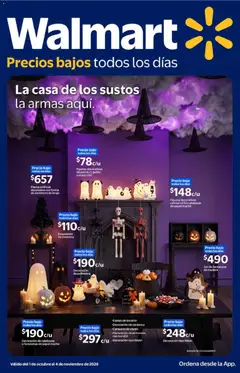 Vista previa las ofertas de la tienda Walmart - Walmart folleto Halloween desde el 01/10/2026 