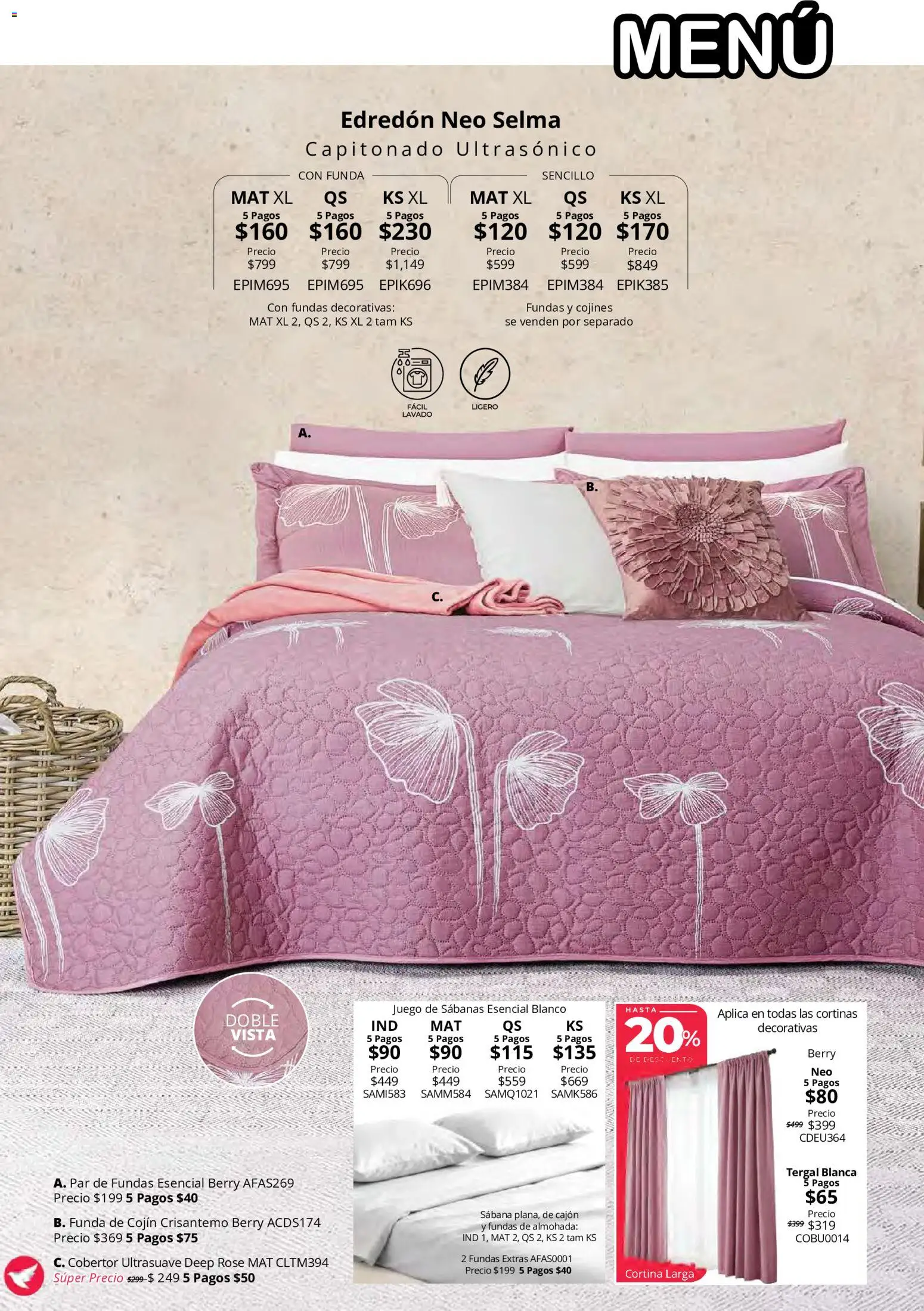 Vista previa las ofertas de la tienda Colchas Concord - Colchas Concord catálogo desde el 15/10/2026 