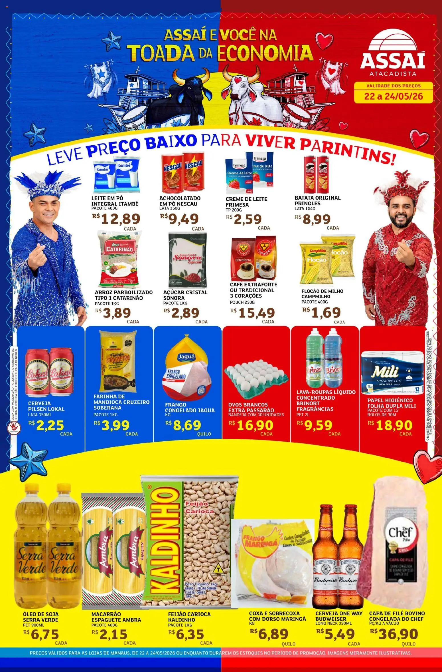 Pré-Visualização do folheto "Assaí Atacadista ofertas - AM" da loja Assaí Atacadista válido a partir de 22/05/2026