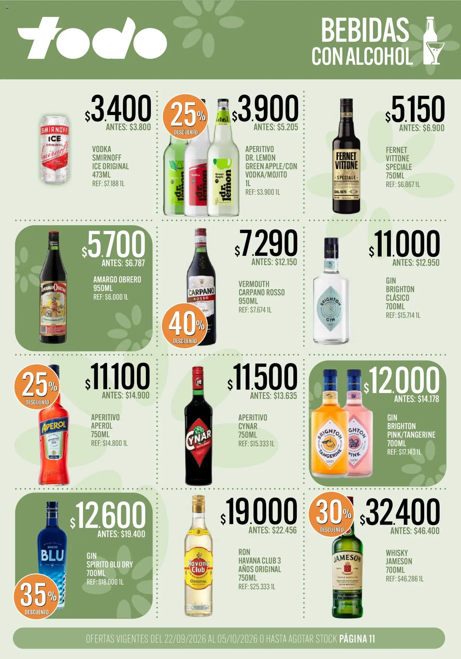 Vista previa del folleto de la tienda Supermercados TODO válido desde el 22/09/2026 