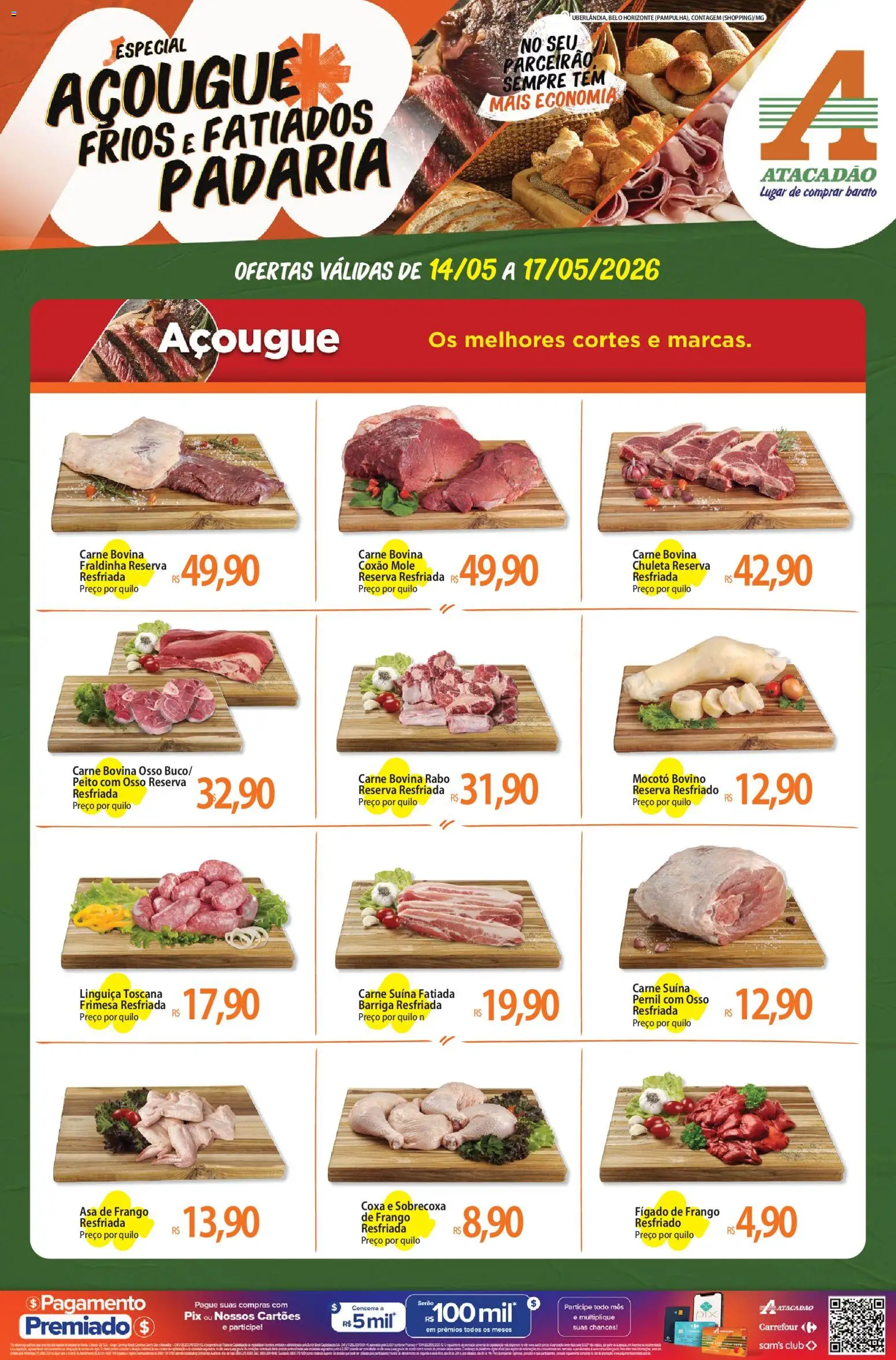 Pré-Visualização do folheto "Atacadão ofertas - MG" da loja Atacadão válido a partir de 14/05/2026