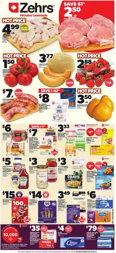 Preview of leaflet Zehrs weekly flyer / circulaire from shop Zehrs is valid from Oct 15, 2026