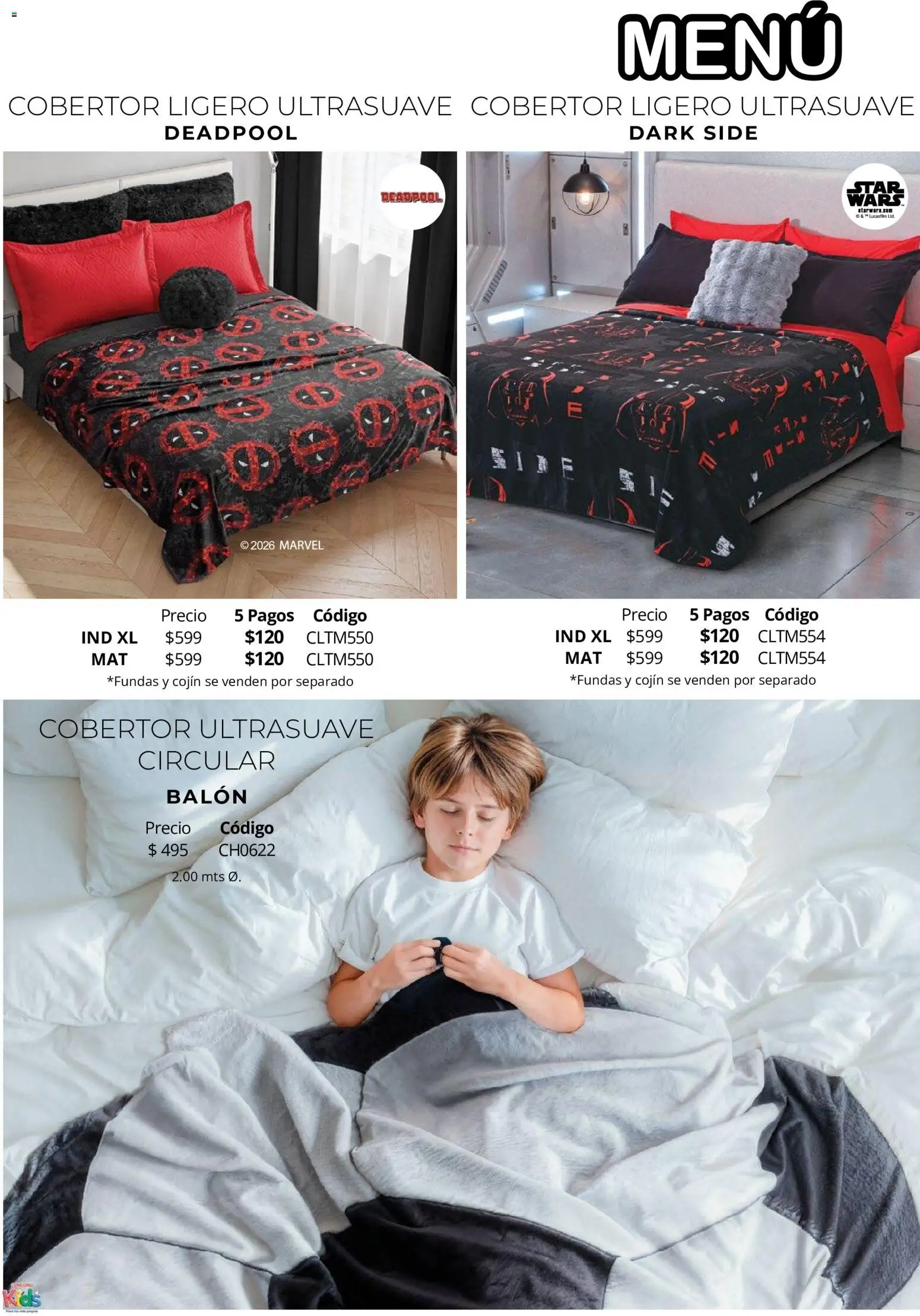 Vista previa las ofertas de la tienda Colchas Concord - Colchas Concord catálogo Colección Infantil Para los más peques desde el 15/10/2026 