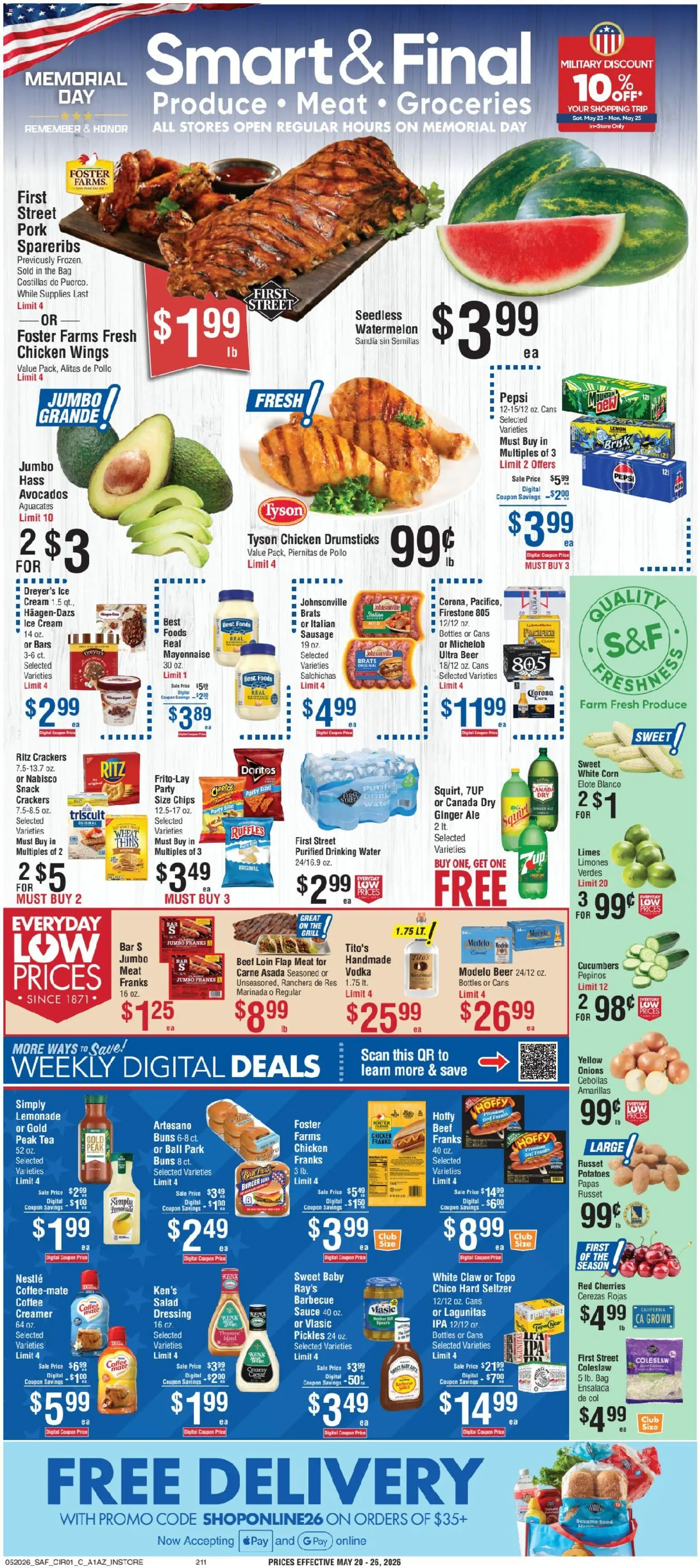 Ad Preview of Smart & Final Smart & Final Weekly Ad from 05/20/2026