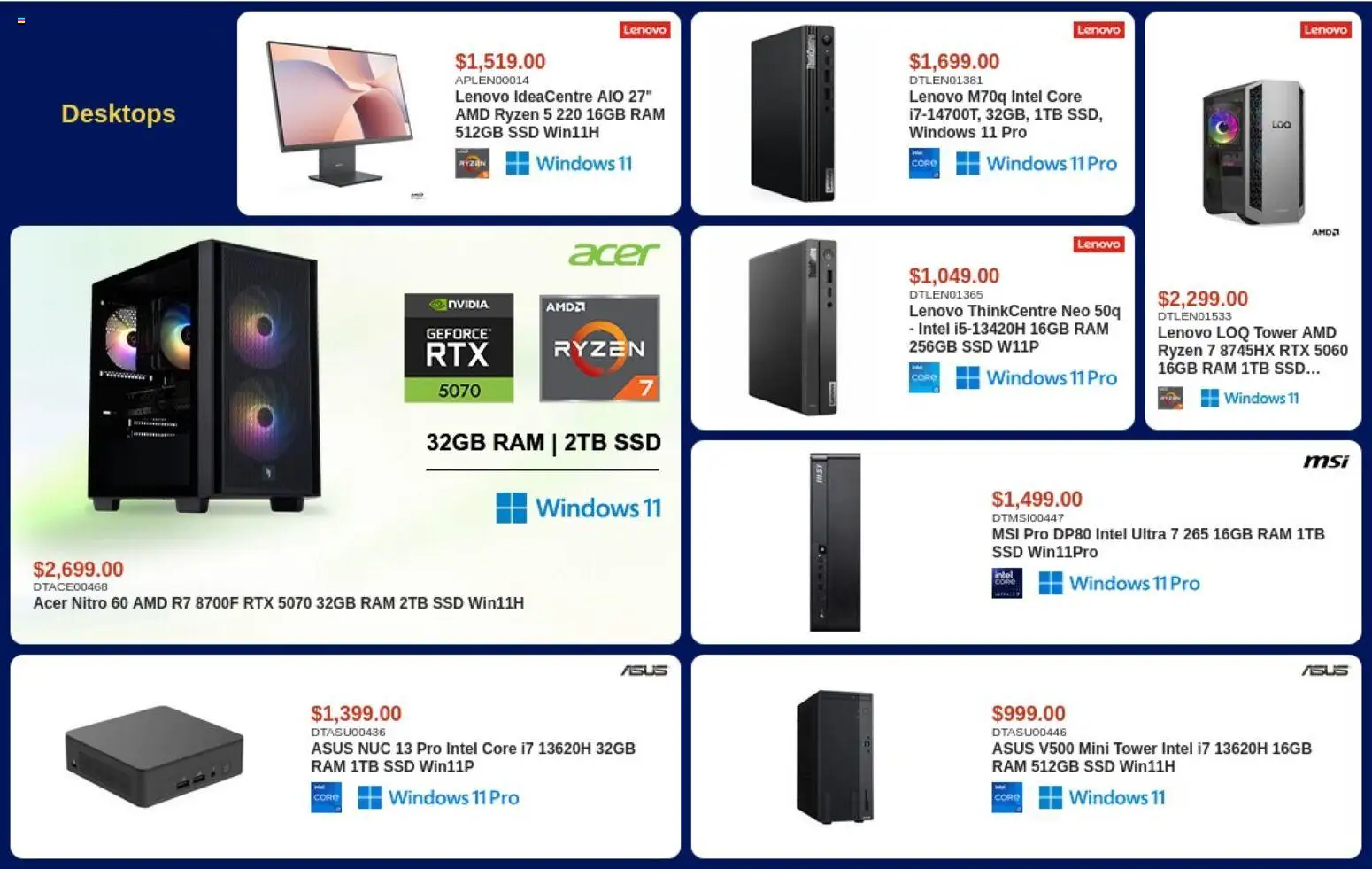 Preview of leaflet Canada Computers weekly flyer from shop Canada Computers is valid from Oct 13, 2026