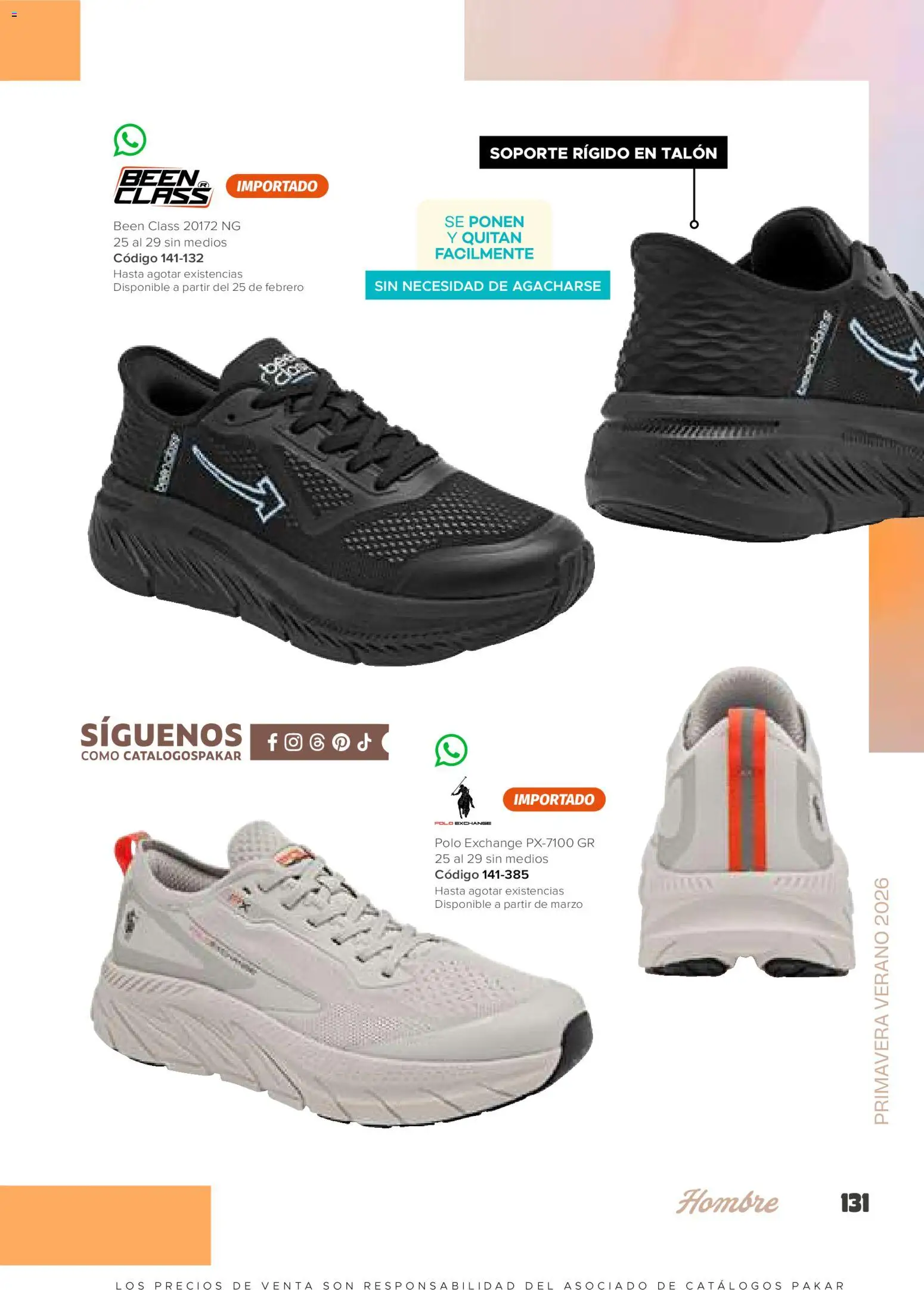 Vista previa las ofertas de la tienda SC Pakar - Catálogo Hombre desde el 30/01/2026 