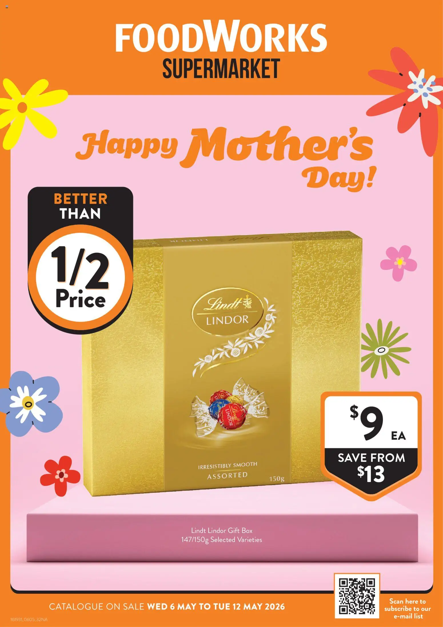 Preview of catalogue Foodworks catalogue from shop Foodworks valid 06/05/2026 - Box, Lindt, Lindor