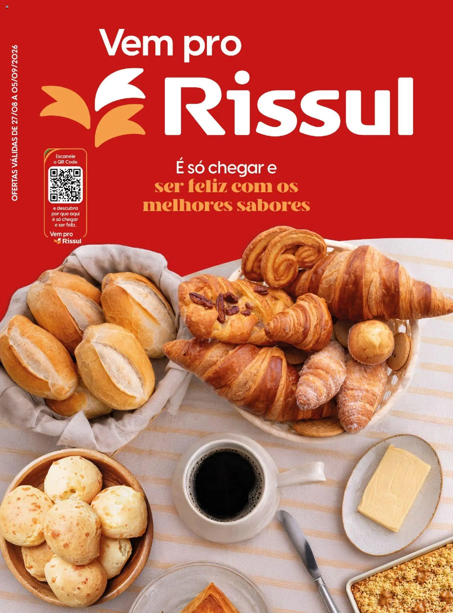 Pré-Visualização do folheto "Rissul ofertas Padaria" da loja Rissul válido a partir de 27/08/2026