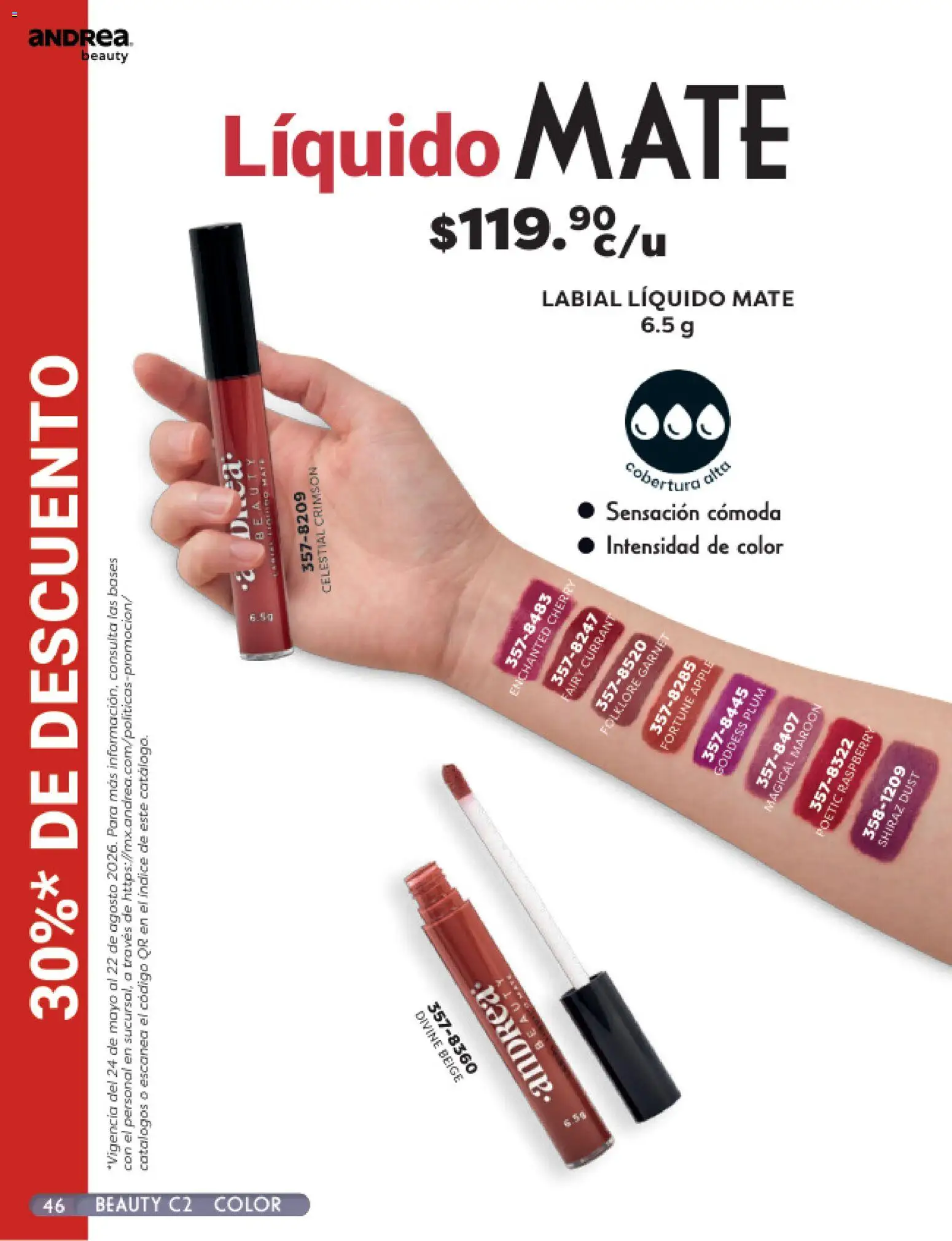Vista previa las ofertas de la tienda Andrea - Andrea catálogo Beauty desde el 24/05/2026 