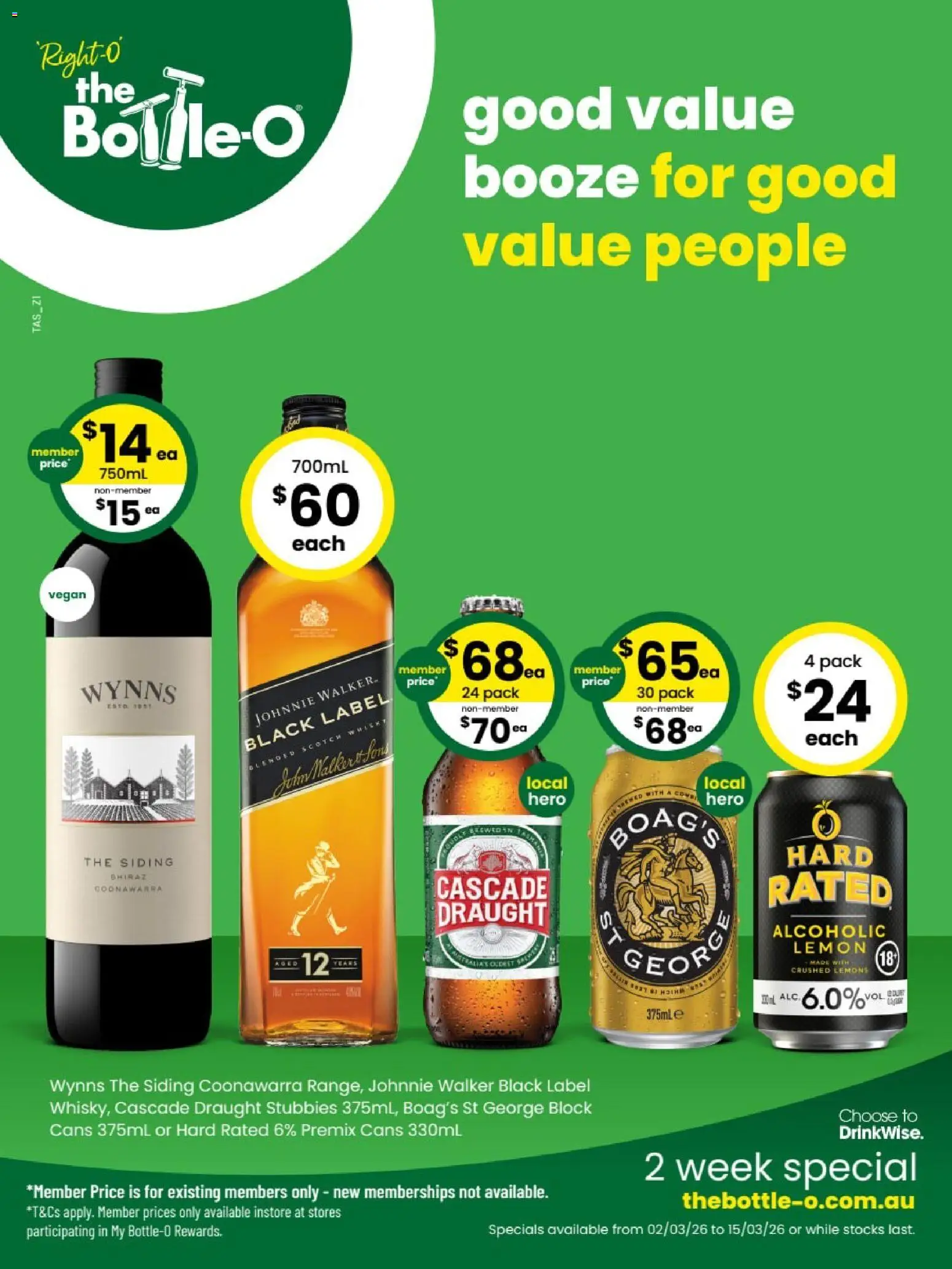 Preview of catalogue The Bottle-O catalogue ALONNAH from shop The Bottle-O valid 02/03/2026