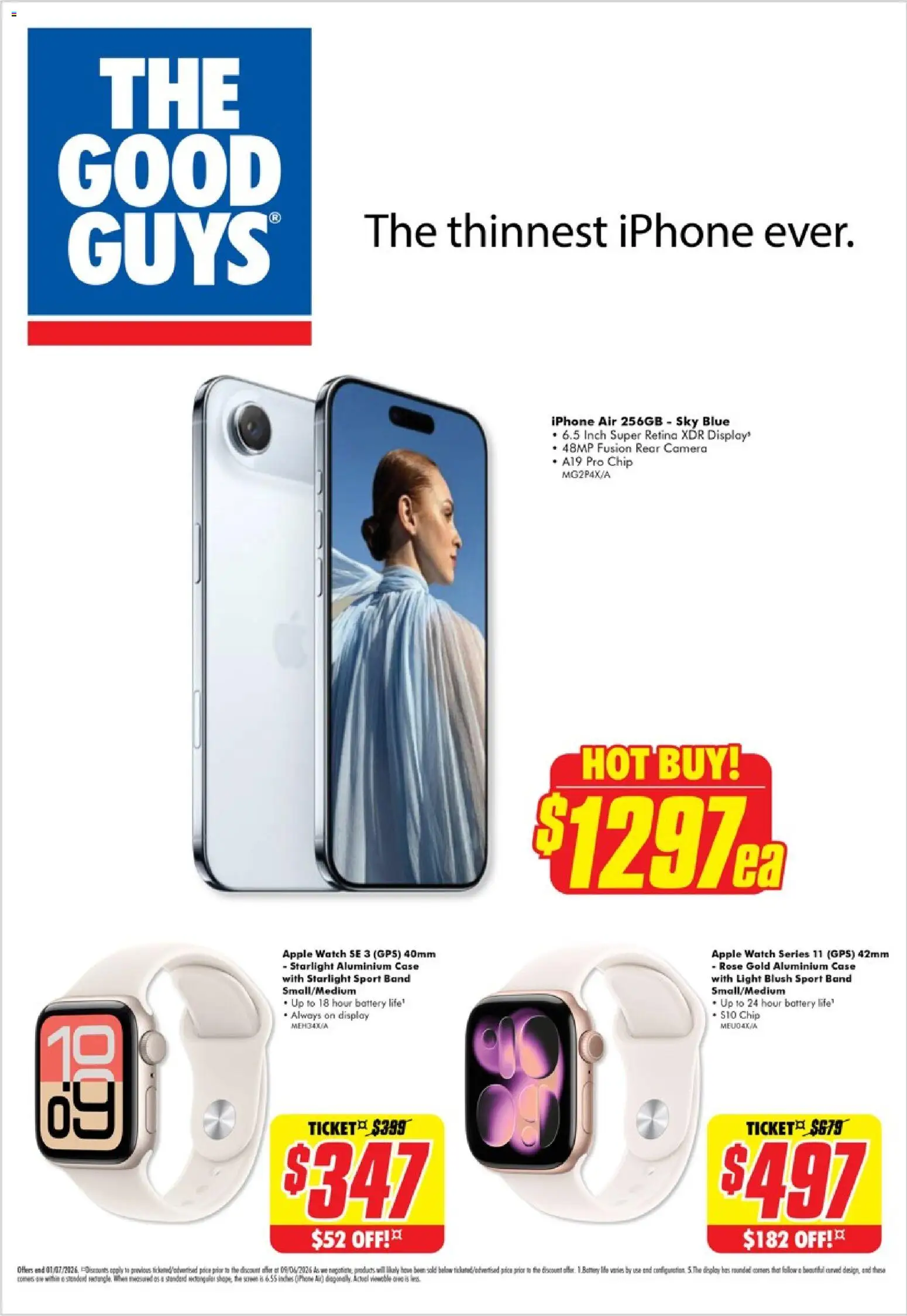 Preview of catalogue The Good Guys catalogue Apple from shop The Good Guys valid 09/06/2026