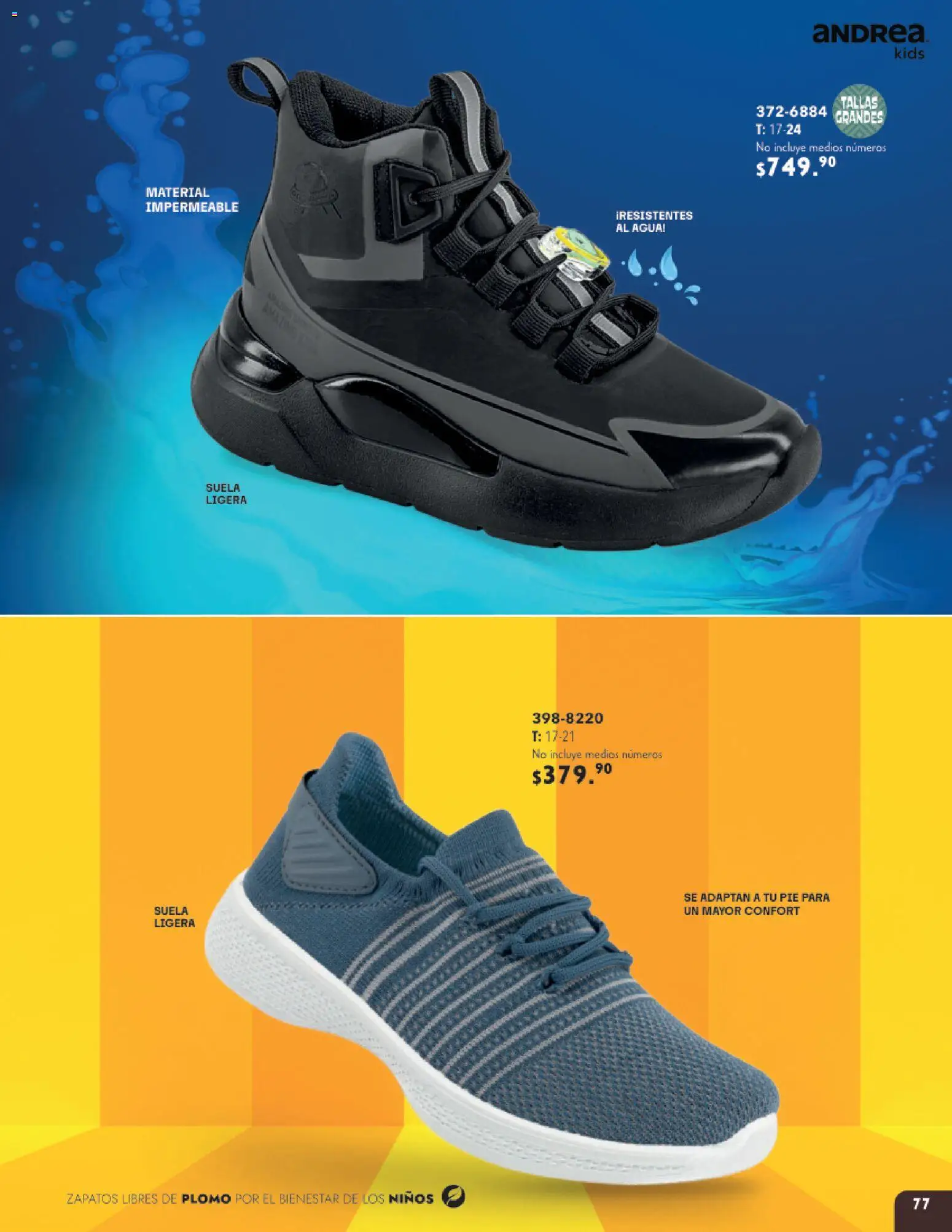 Vista previa las ofertas de la tienda Andrea - Andrea catálogo Infantil desde el 23/08/2026 - Agua, Zapatos
