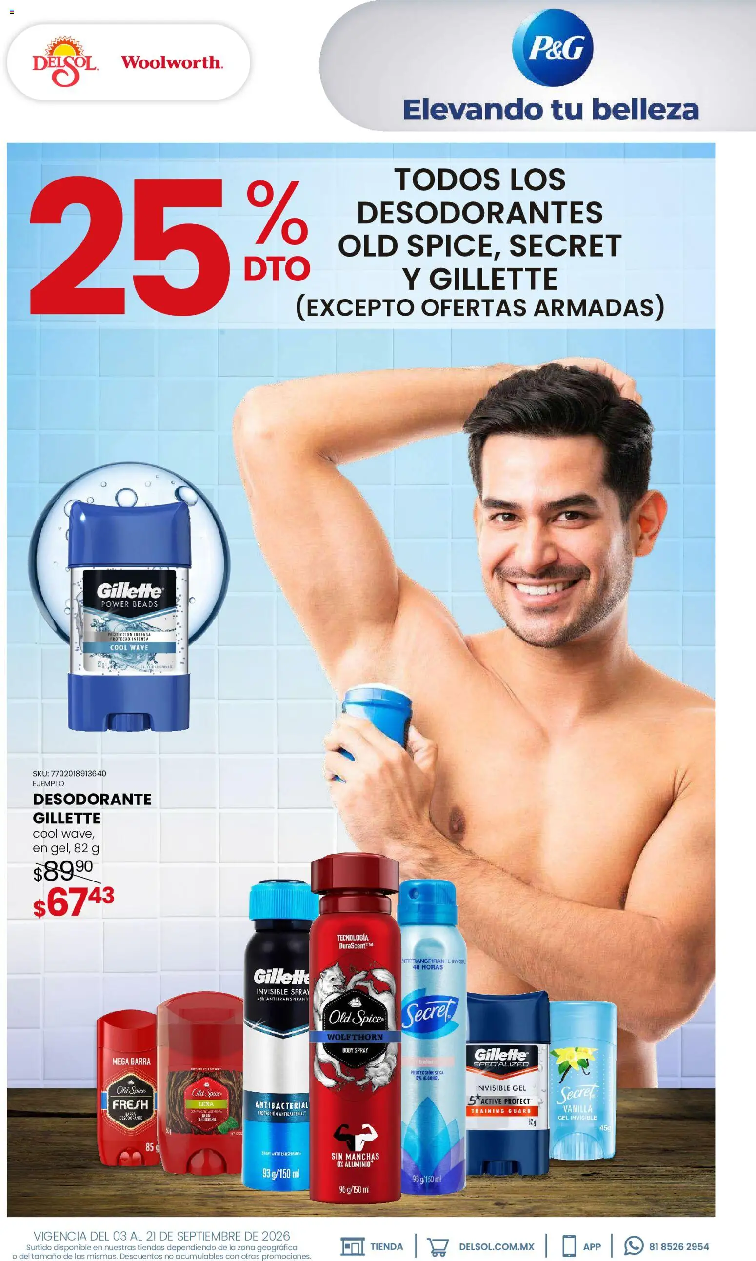 Vista previa las ofertas de la tienda Del Sol y Woolworth - Del Sol y Woolworth catálogo Beauty Days desde el 03/09/2026 