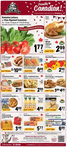 Un aperçu du dépliant Farm Boy weekly flyer / circulaire du magasin Farm Boy est valide à partir 25 juin 2026