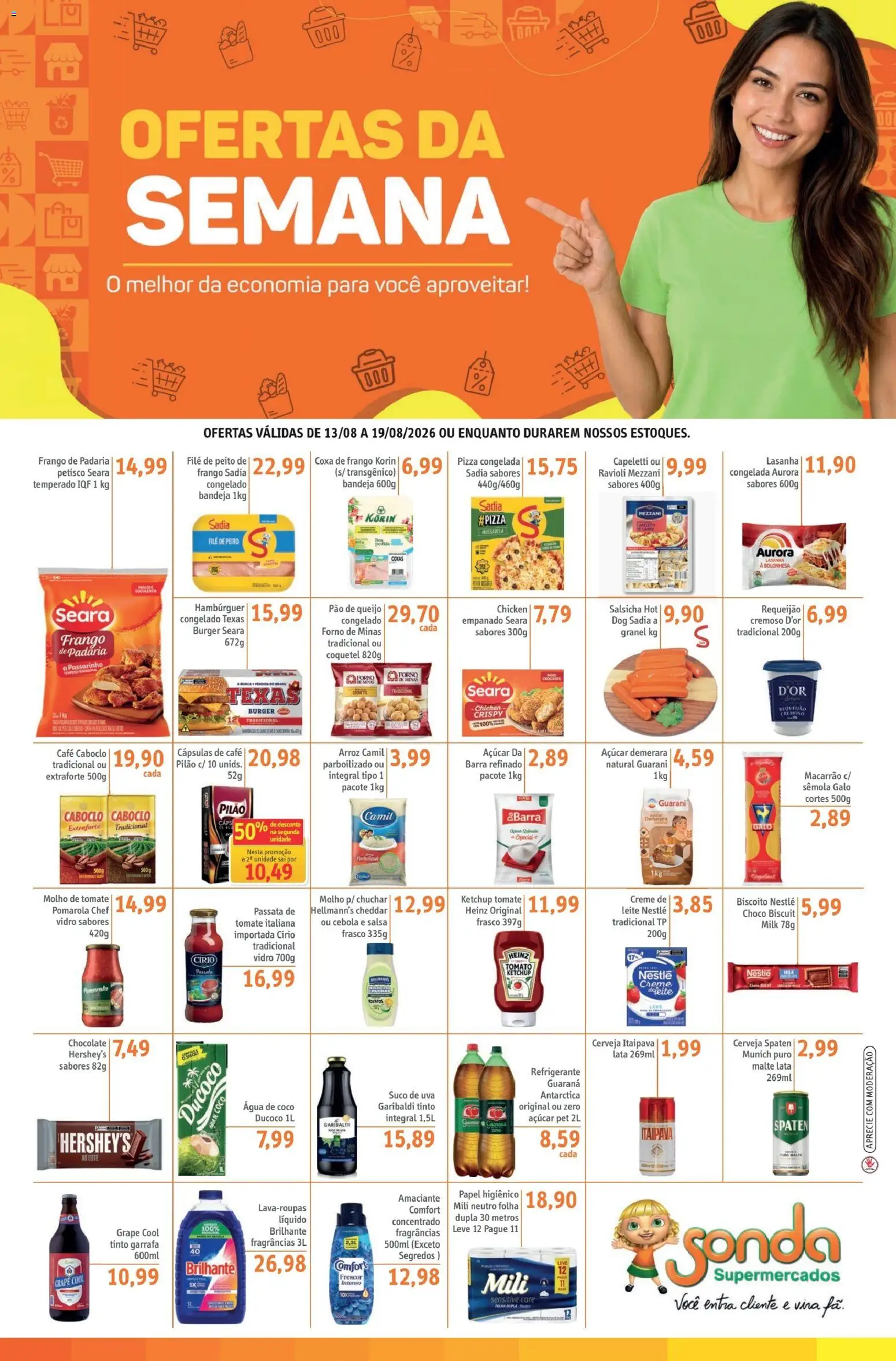 Pré-Visualização do folheto "Sonda - Ofertas da semana" da loja Sonda válido a partir de 13/08/2026