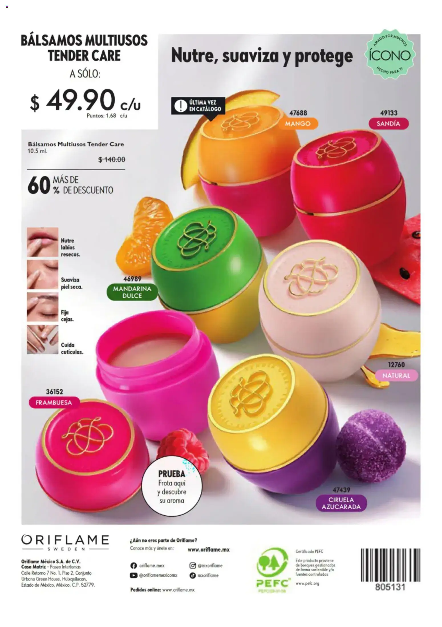 Vista previa las ofertas de la tienda Oriflame - Oriflame campaña 12 2026 desde el 22/08/2026 