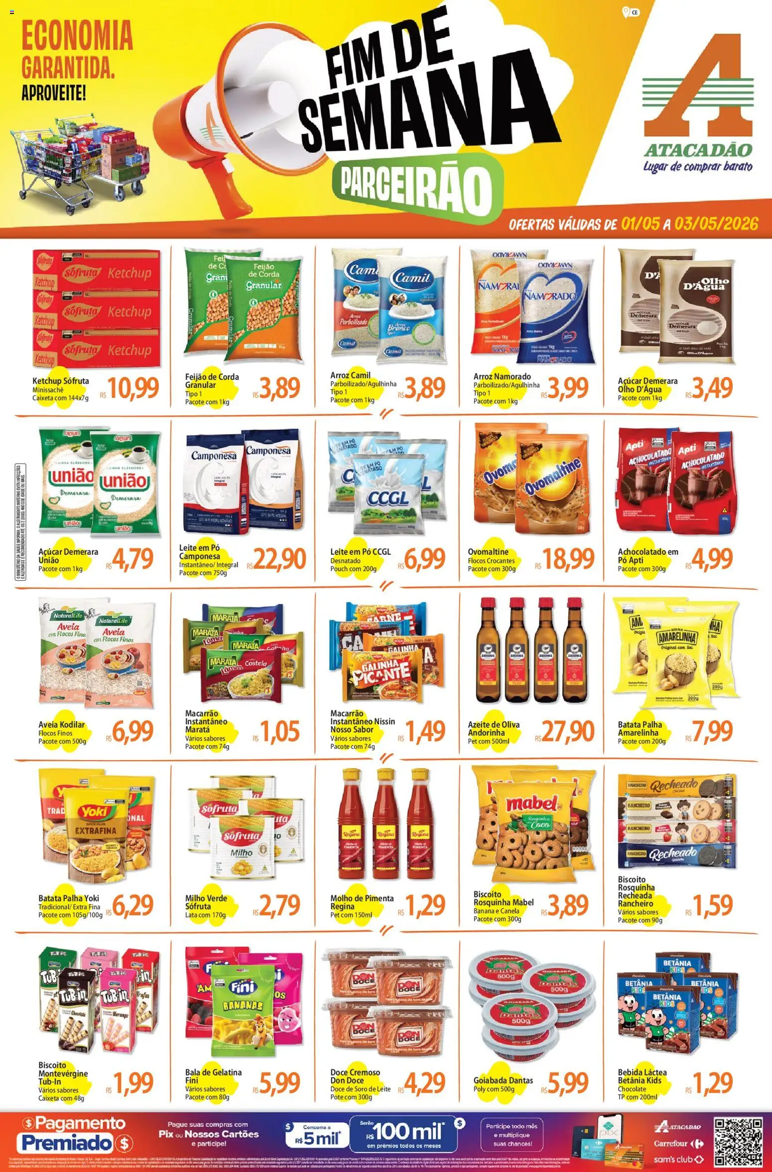Pré-Visualização do folheto "Atacadão ofertas - CE" da loja Atacadão válido a partir de 01/05/2026
