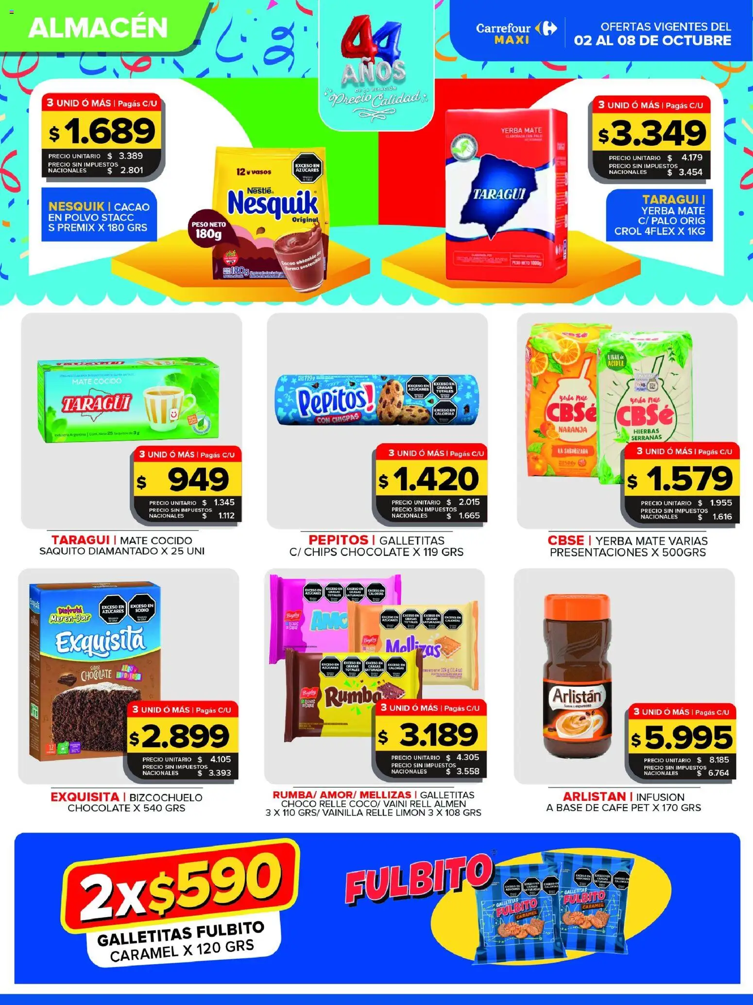 Vista previa del folleto de la tienda Carrefour Maxi válido desde el 02/10/2026 