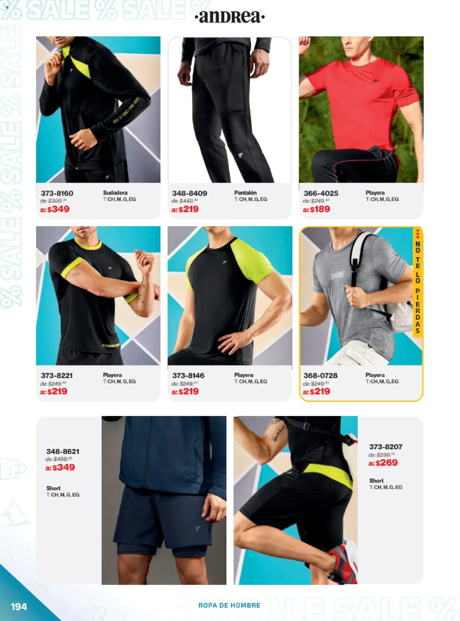 Vista previa las ofertas de la tienda Andrea - Catálogo Outlet desde el 21/12/2025 - Playera, Ropa, Sudadera, Short