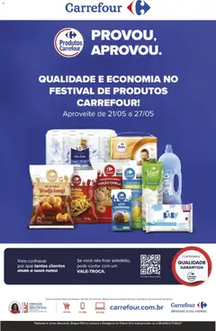 Pré-Visualização do folheto "Carrefour ofertas Marca Própria" da loja Carrefour válido a partir de 21/05/2026