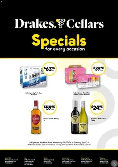 Preview of catalogue Drakes Specials from shop Drakes valid 08/07/2026