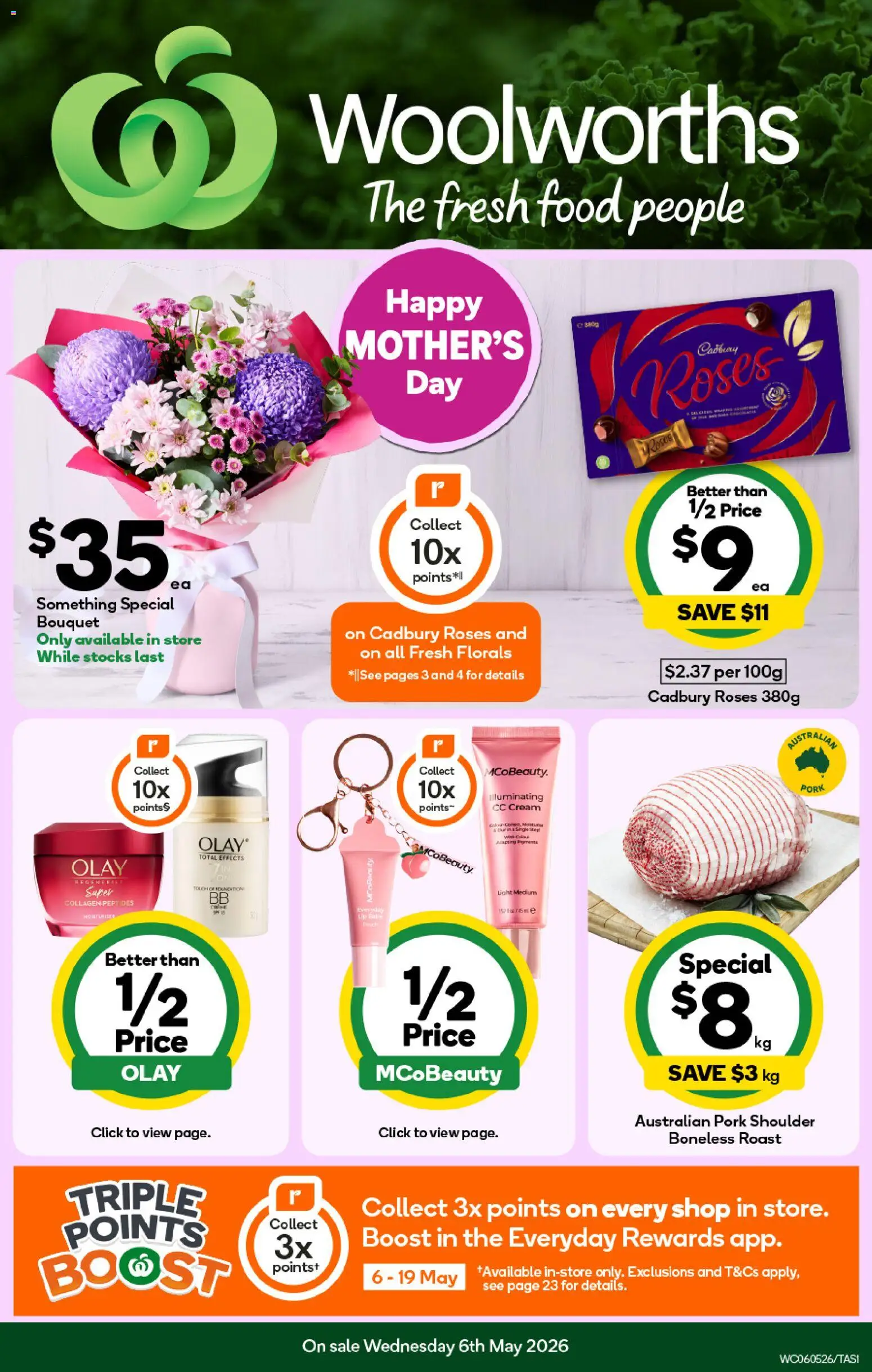 Preview of catalogue Woolworths catalogue TAS from shop Woolworths valid 06/05/2026