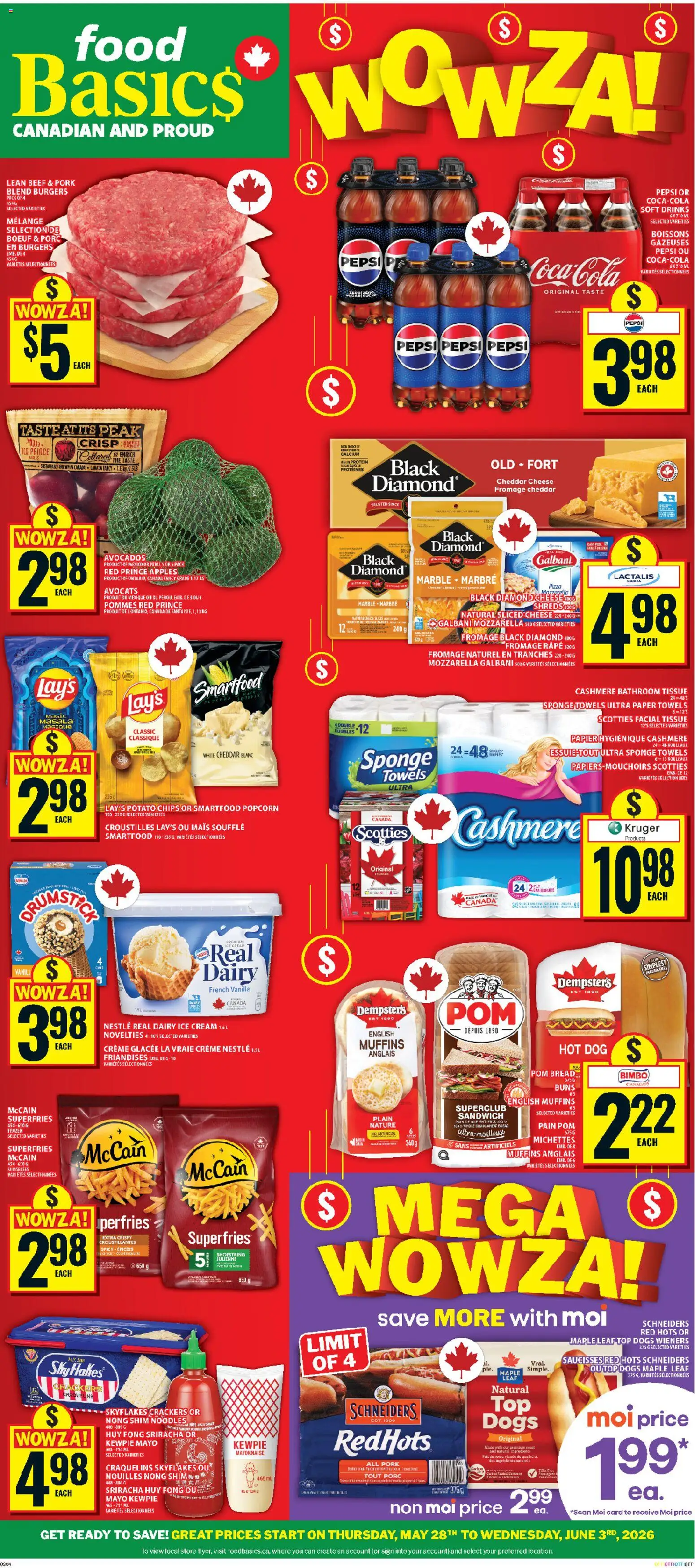 Preview of leaflet Food Basics weekly flyer - Kanata from shop Food Basics is valid from May 28, 2026