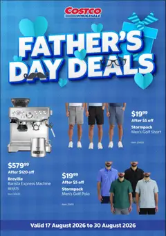 Preview of catalogue Costco catalogue Fathers Day Deals from shop Costco valid 17/08/2026