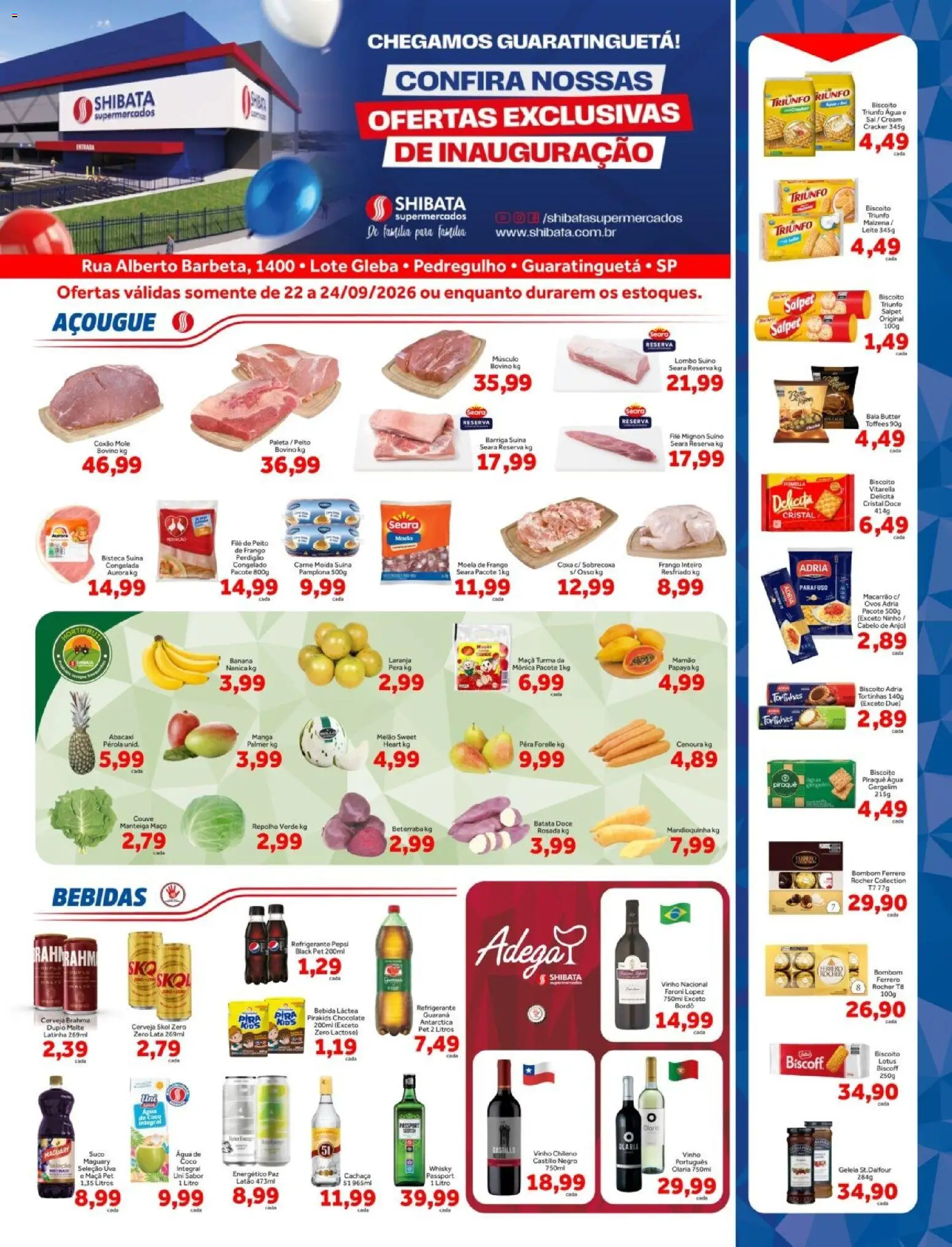 Pré-Visualização do folheto "Shibata ofertas Guará" da loja Shibata válido a partir de 22/09/2026