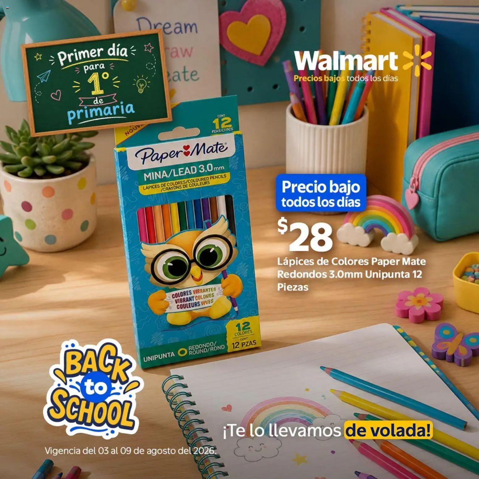Vista previa las ofertas de la tienda Walmart - Walmart folleto Back to School desde el 03/08/2026 