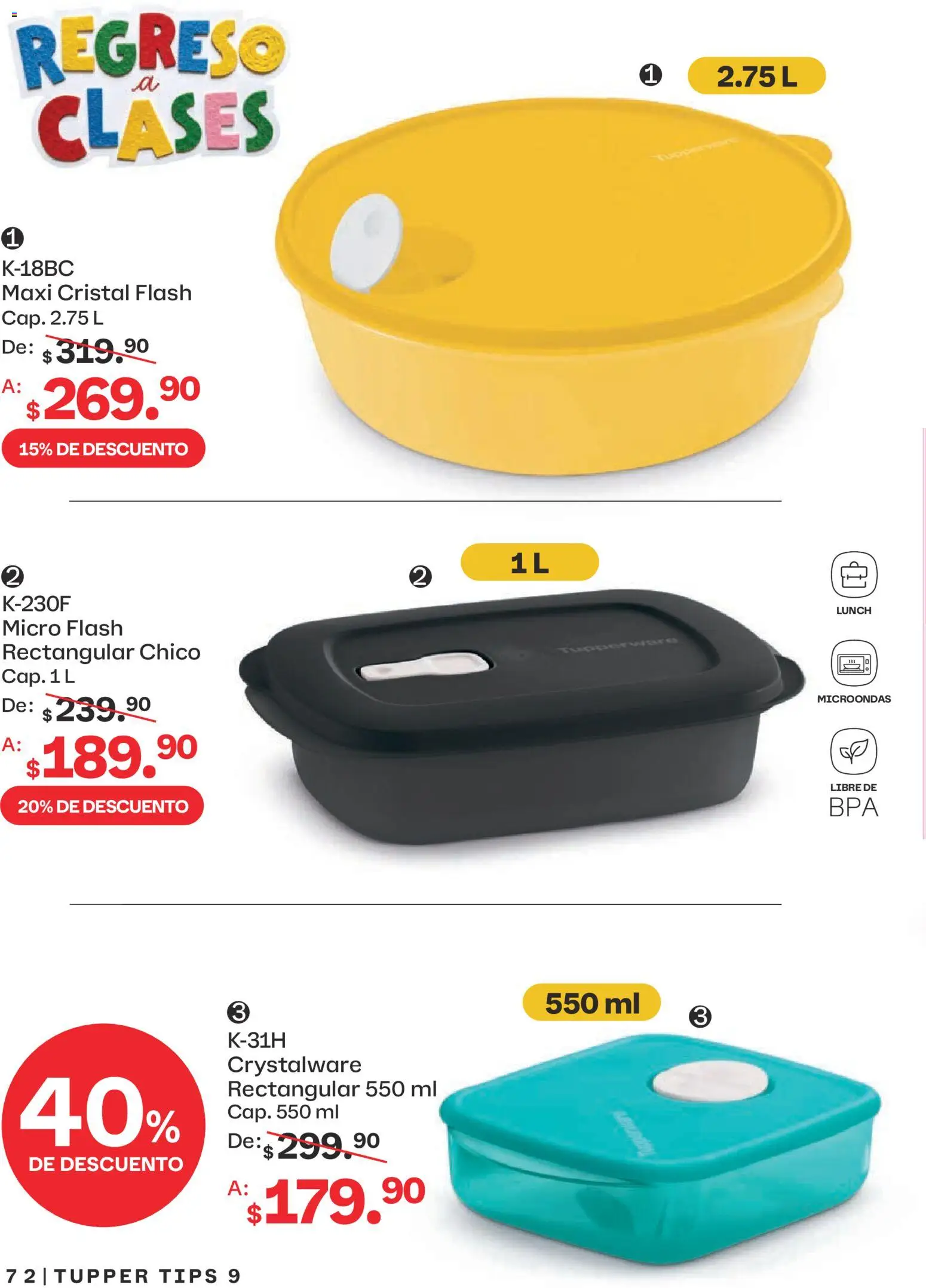 Vista previa las ofertas de la tienda Tupperware - Tupperware catálogo desde el 10/08/2026 