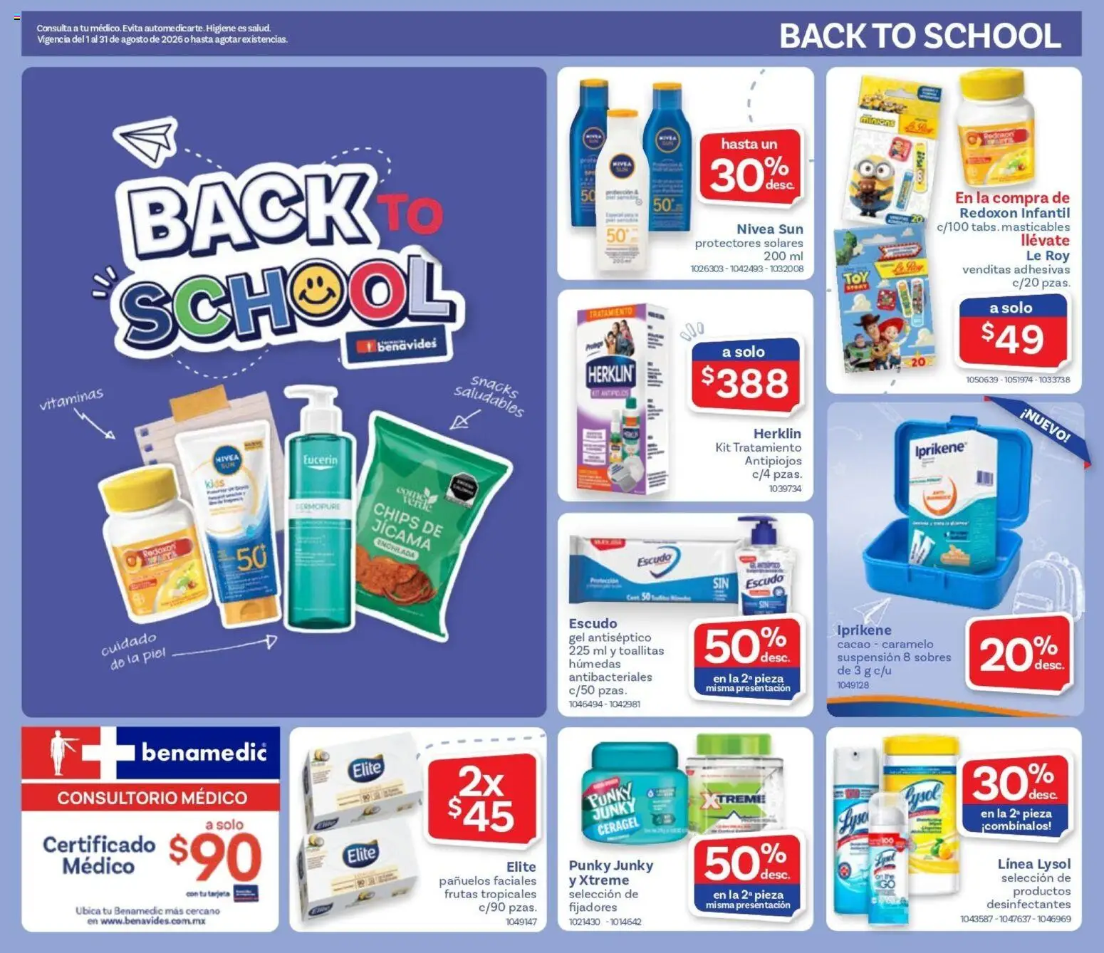 Vista previa las ofertas de la tienda Farmacia Benavides - Farmacia Benavides catálogo desde el 01/08/2026 