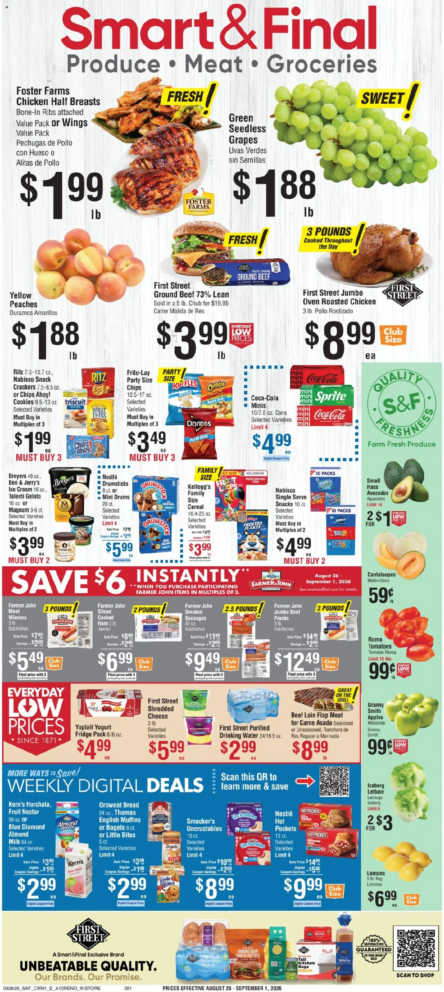 Ad Preview of Smart & Final Smart & Final Weekly Ad from 08/26/2026
