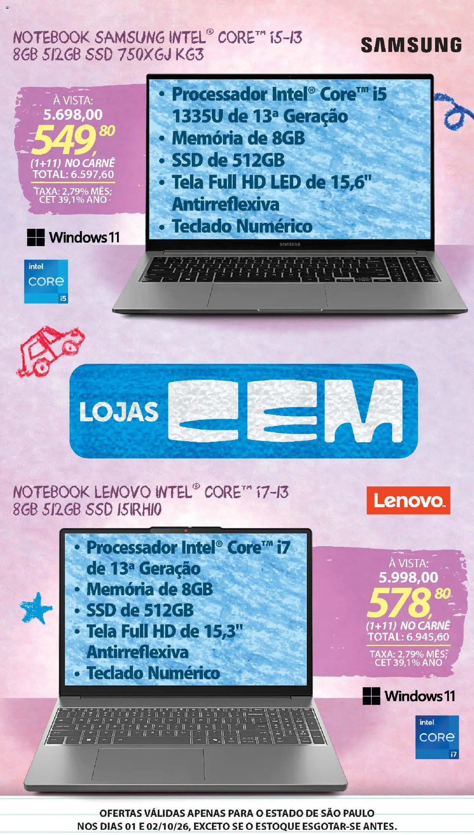 Ofertas Lojas Cem até 17/10/2026. - Página 41