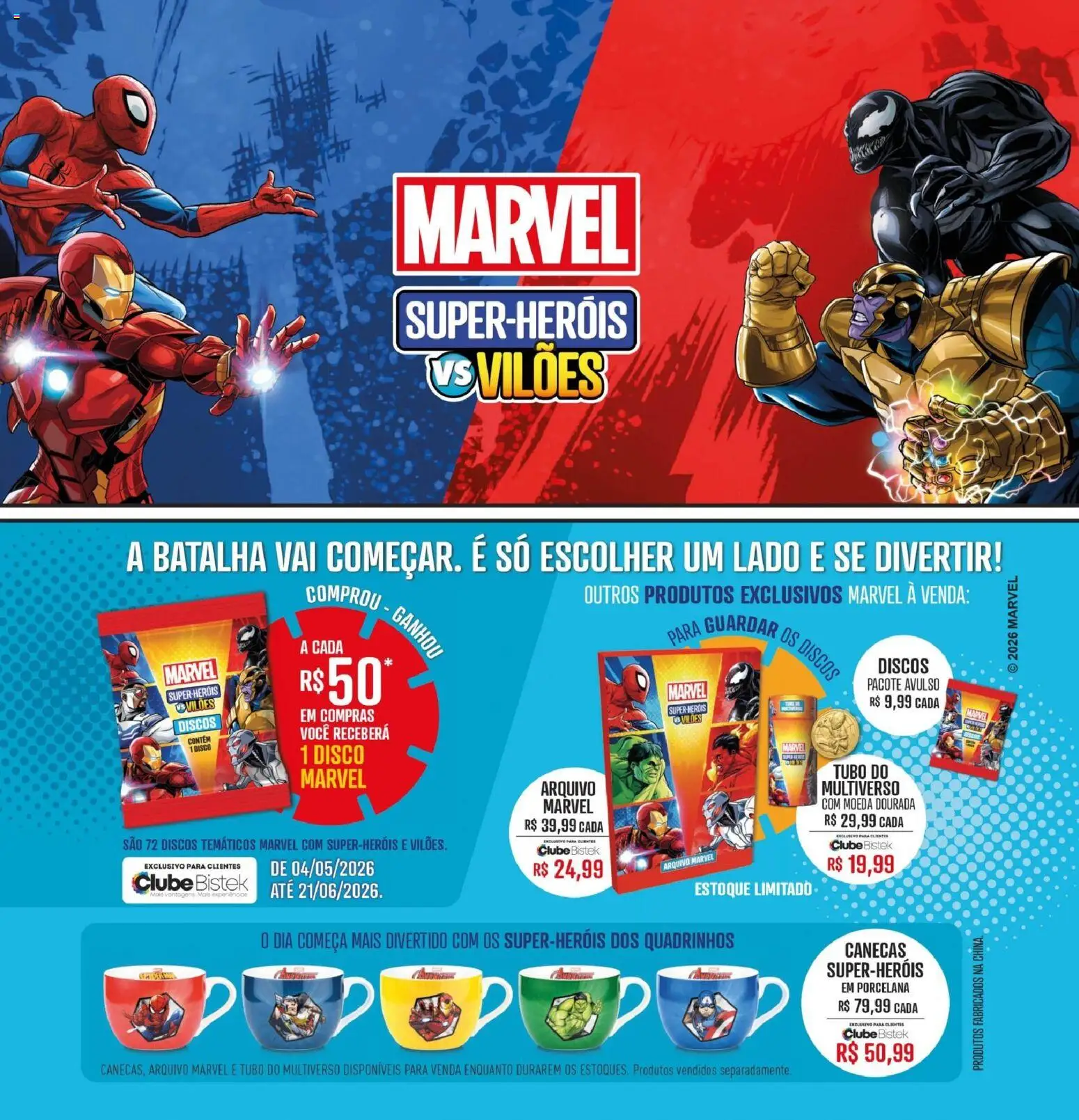 Pré-Visualização do folheto "Bistek Supermercados ofertas Quinzenal" da loja Bistek Supermercados válido a partir de 20/05/2026