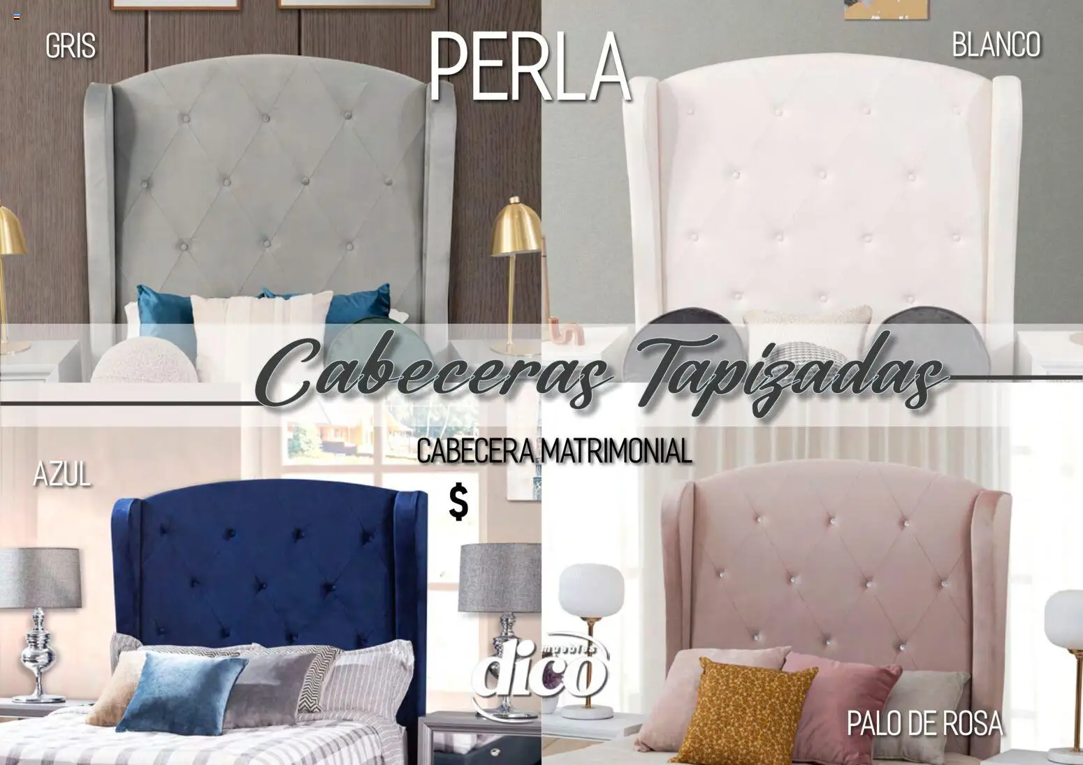 Vista previa las ofertas de la tienda Muebles Dico - Muebles Dico catálogo Camas tapizadas desde el 01/04/2026 