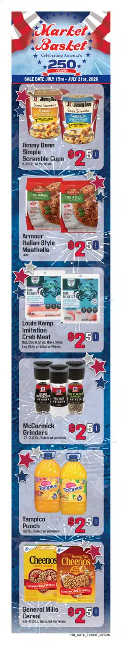 Ad Preview of Market Basket Market Basket Weekly Ad from 07/15/2026