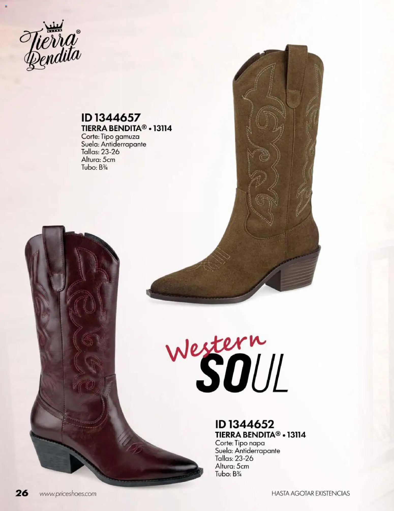 Vista previa las ofertas de la tienda Price Shoes - Price Shoes catálogo Botas desde el 18/07/2026 
