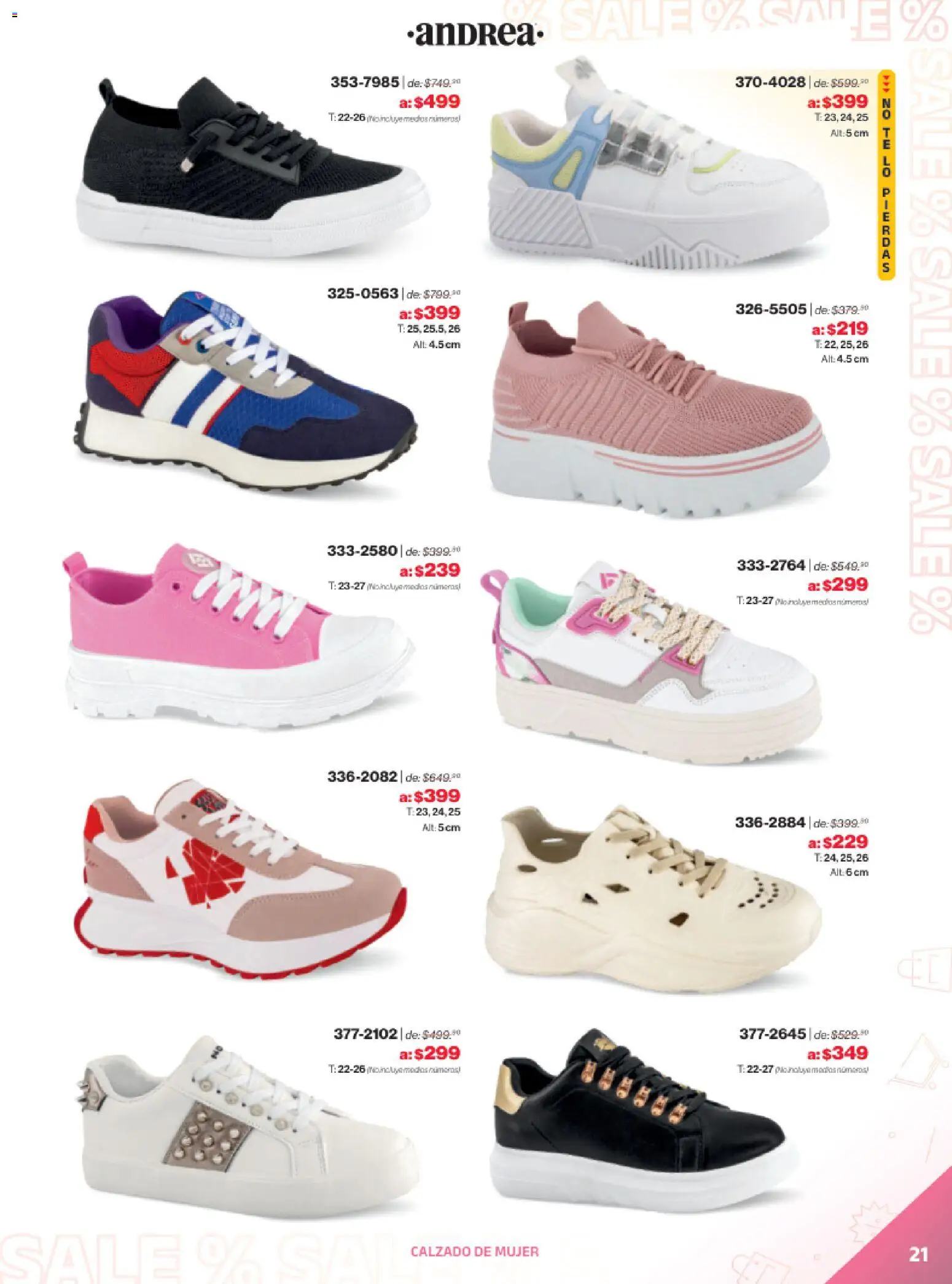 Vista previa las ofertas de la tienda Andrea - Catálogo Outlet desde el 21/12/2025 - Sal